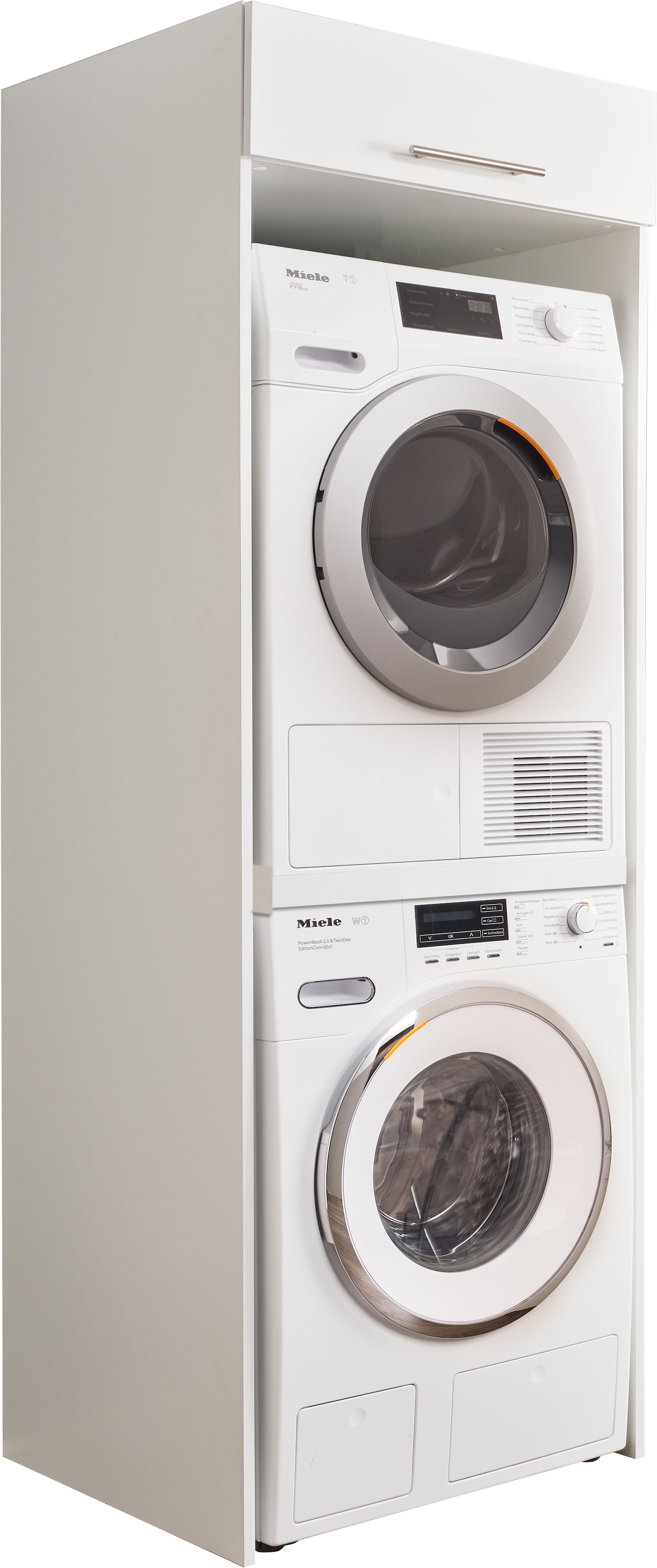 Laundreezy Waschmaschinenumbauschrank »LAUNDREEZY LDL« Topseller, Breite 67,5 cm, höhenverstellbare Füße, Soft-Close