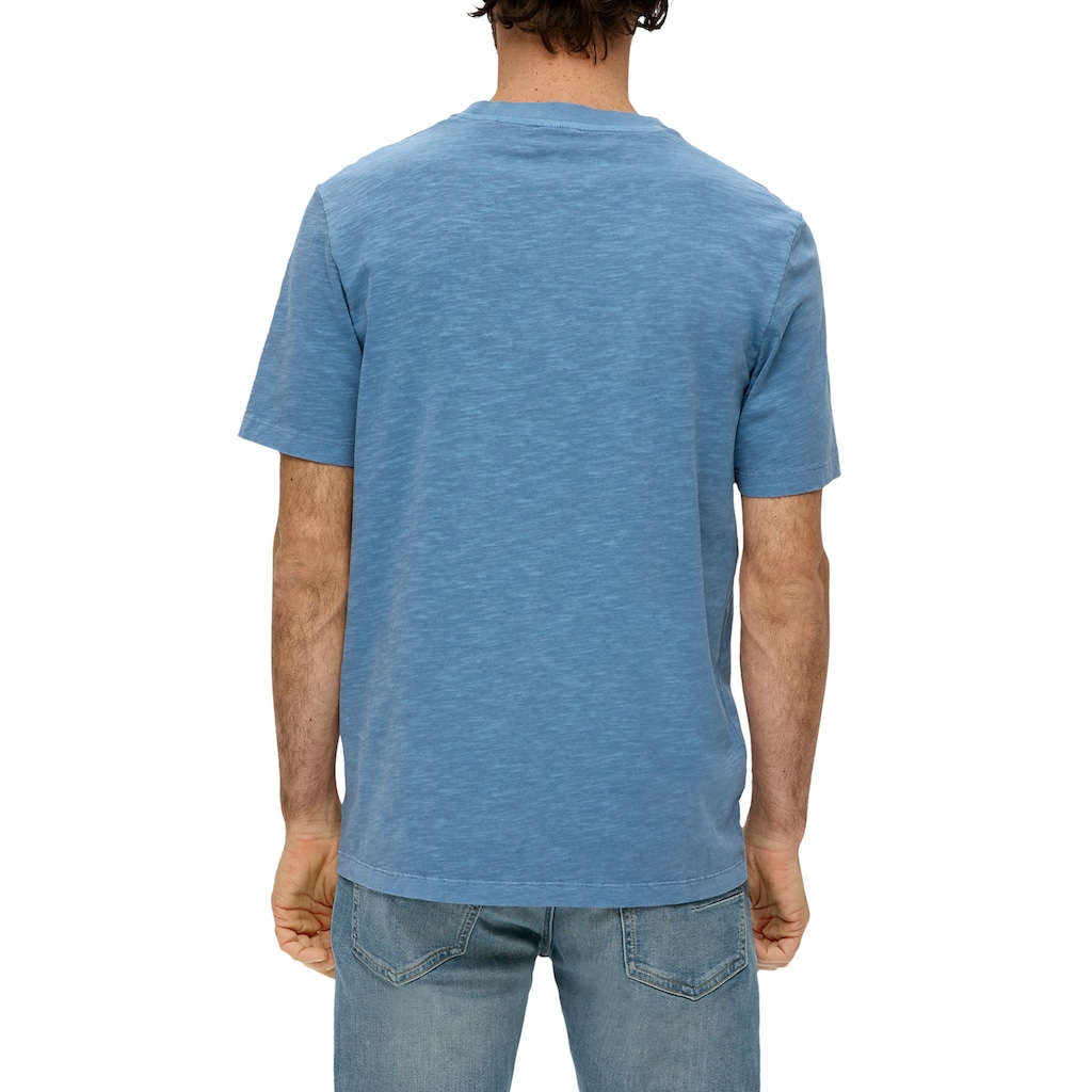 s.Oliver T-Shirt, in melierter Optik