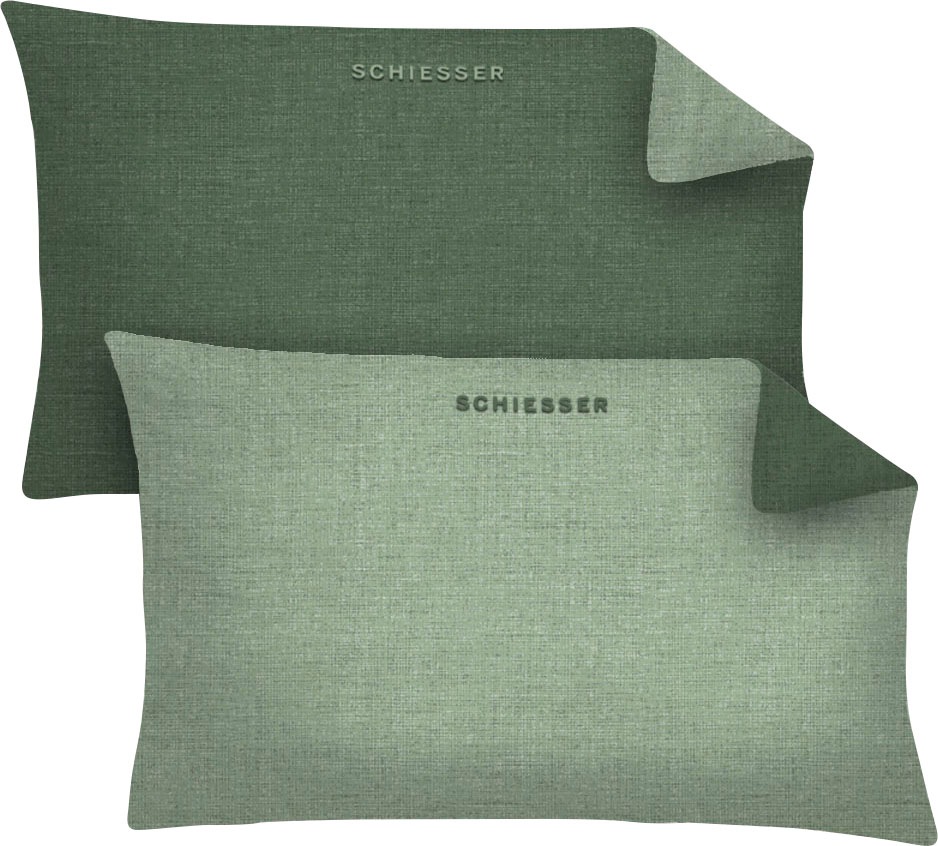 Bild von Schiesser Kissenbezug »Schiesser Doubleface«, (2 St.)