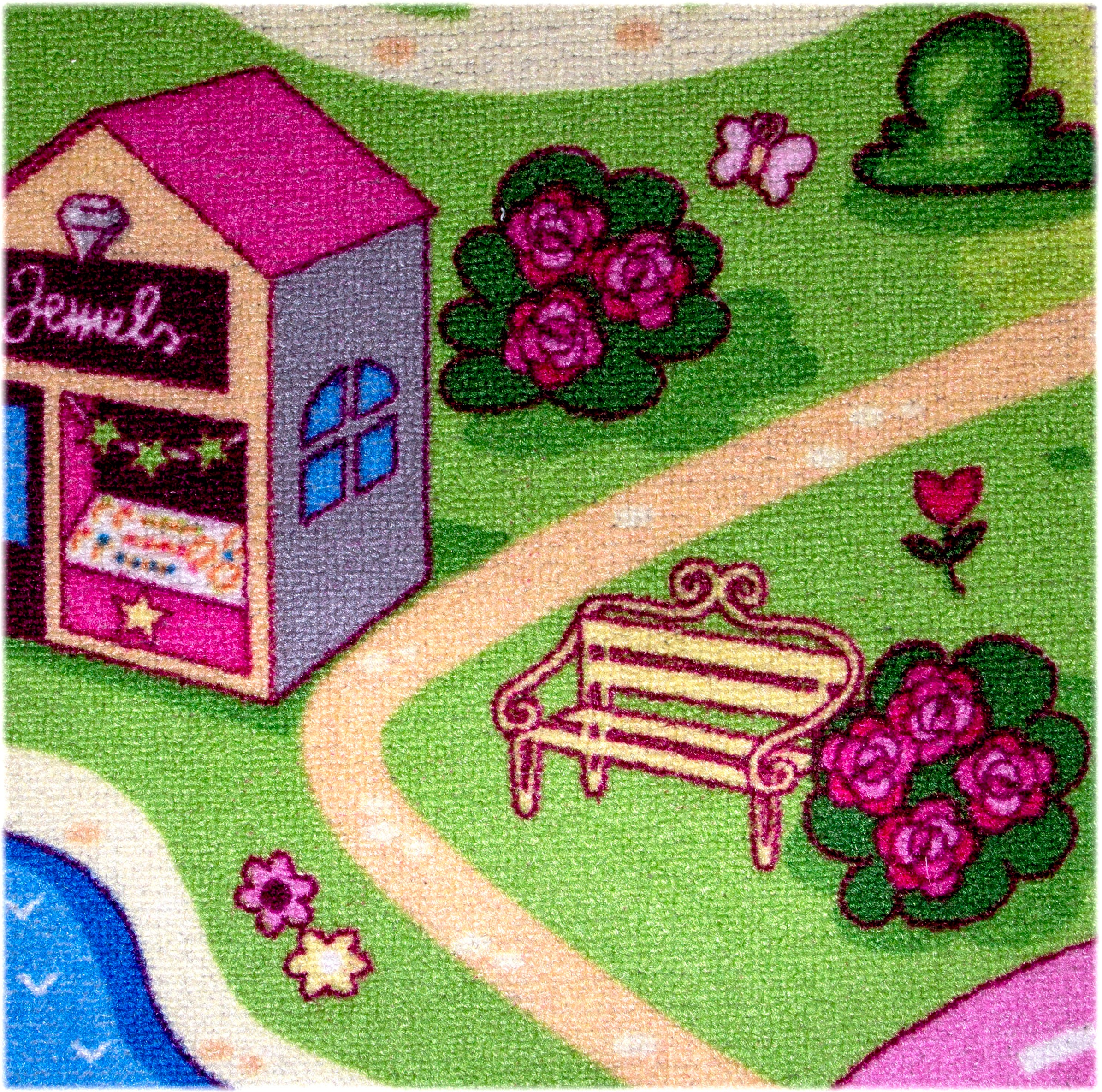 Andiamo Teppichboden »Sweet Towny, Schlinge, Made in Belgium«, rechteckig, günstig online kaufen