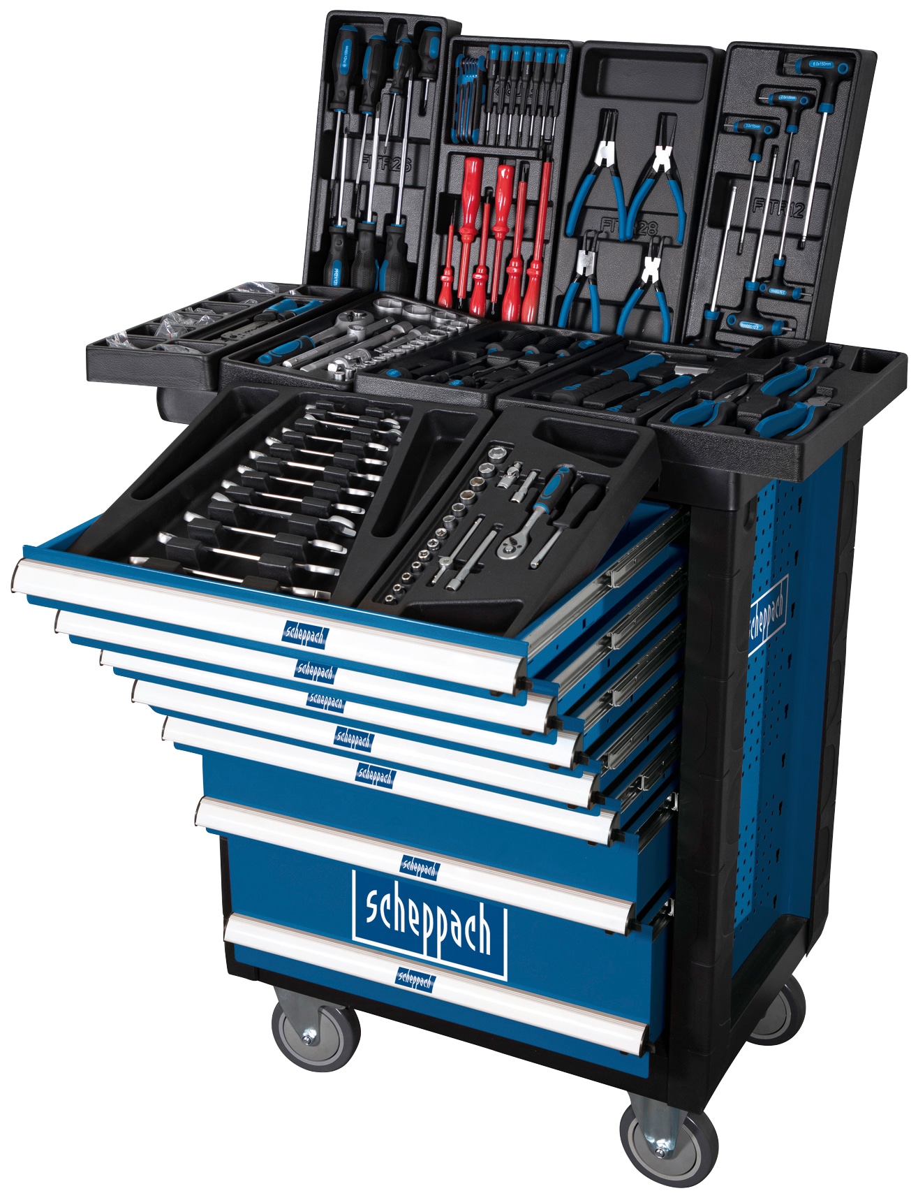 Scheppach Werkstattwagen »TW1000«, (236 tlg.), BxTxH: 46x77x97 cm