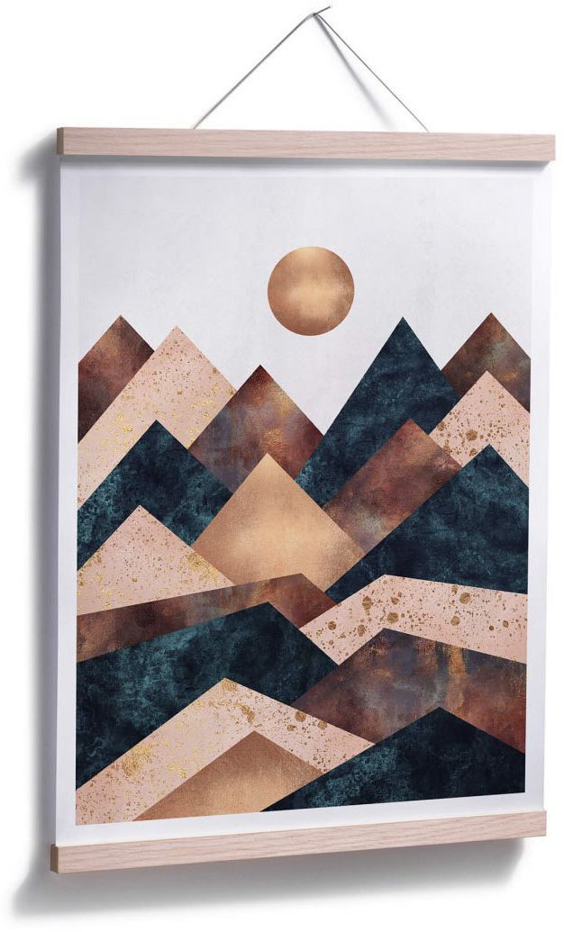 Wall-Art Poster Berge, den St.) auf Bergen«, in bestellen (1 Raten »Herbst
