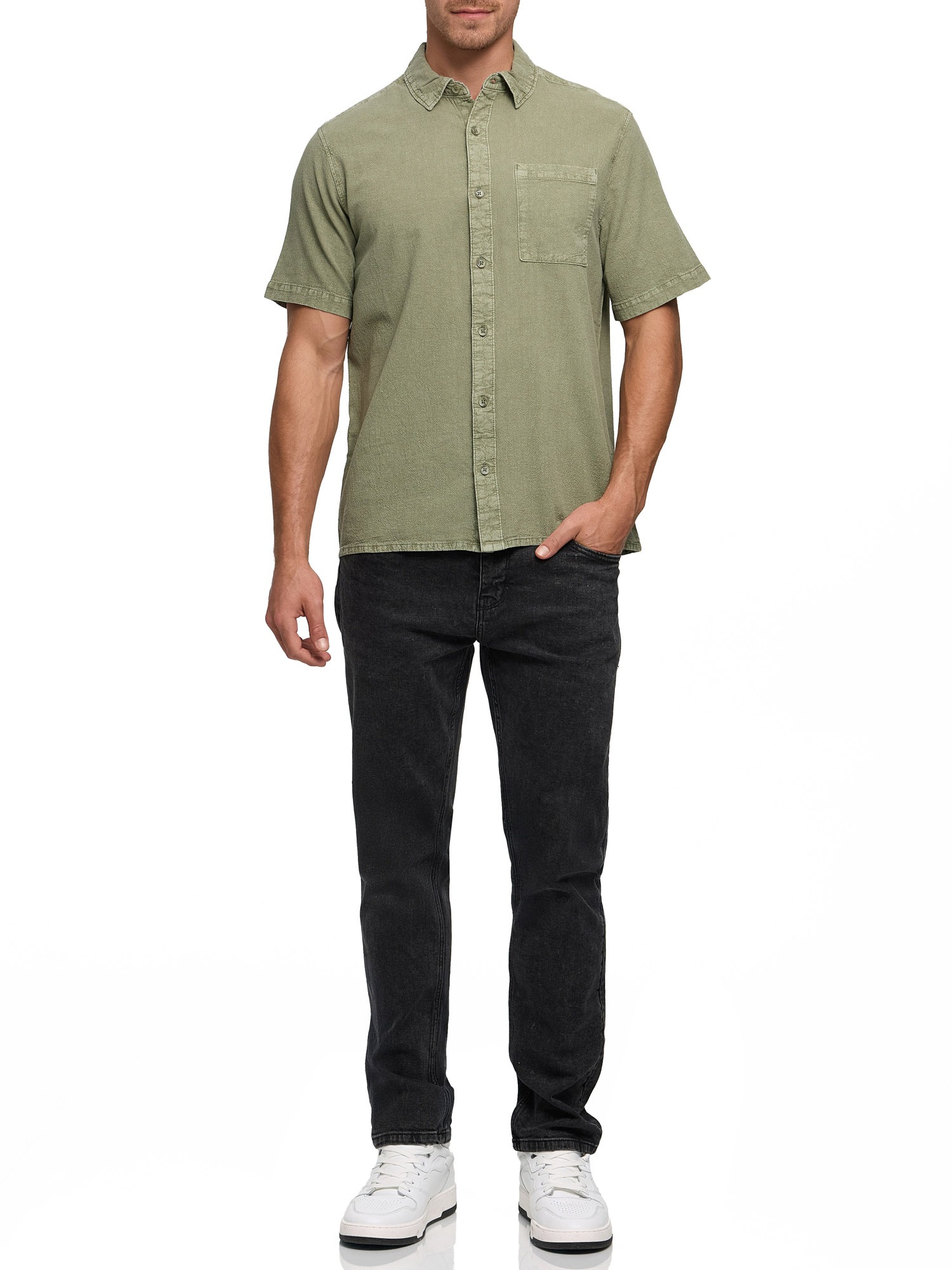 Indicode Kurzarmhemd »INTrypto Short Sleeve«