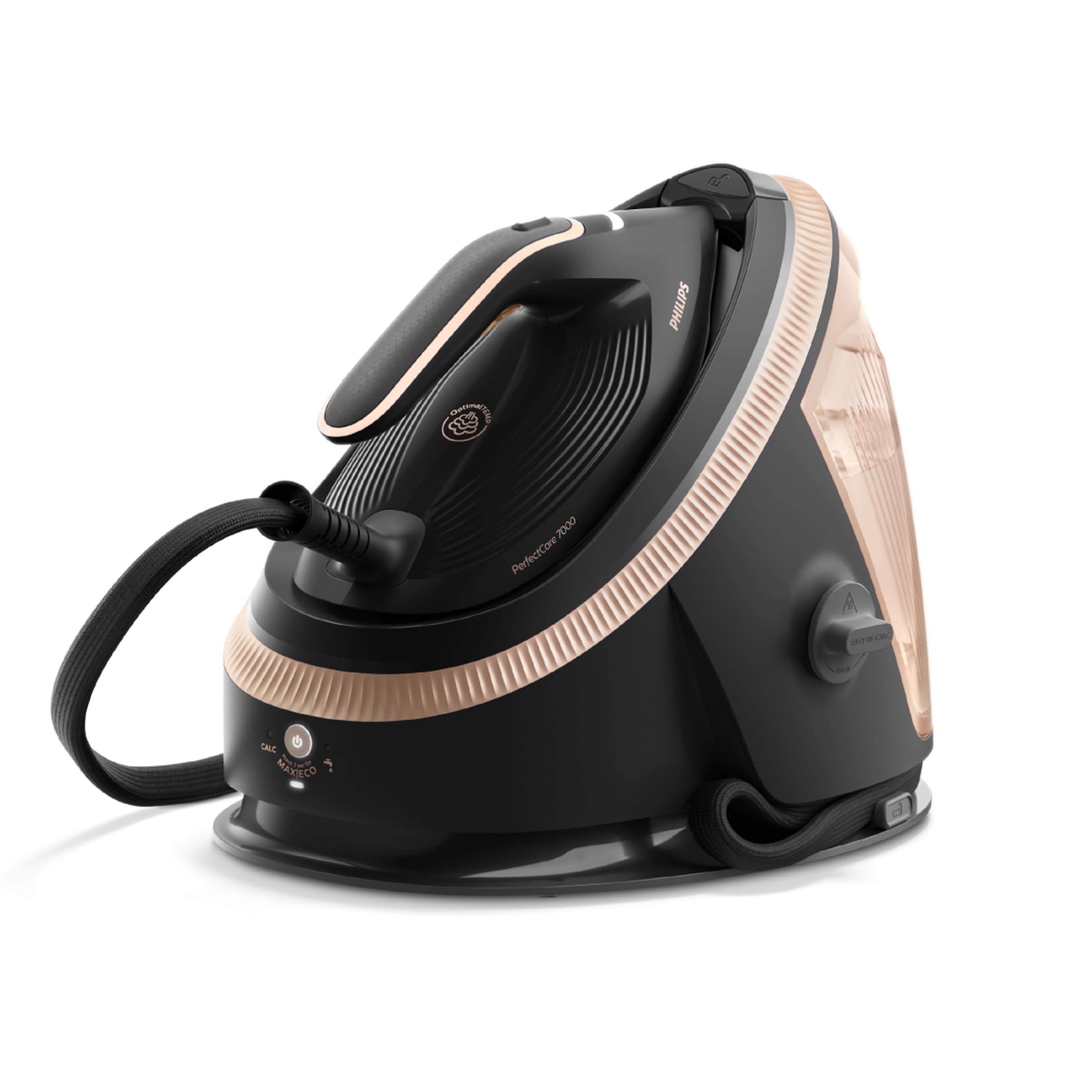 Philips Dampfbügelstation »PerfectCare 7000 Series PSG7300/80, Schwarz/Gold günstig online kaufen
