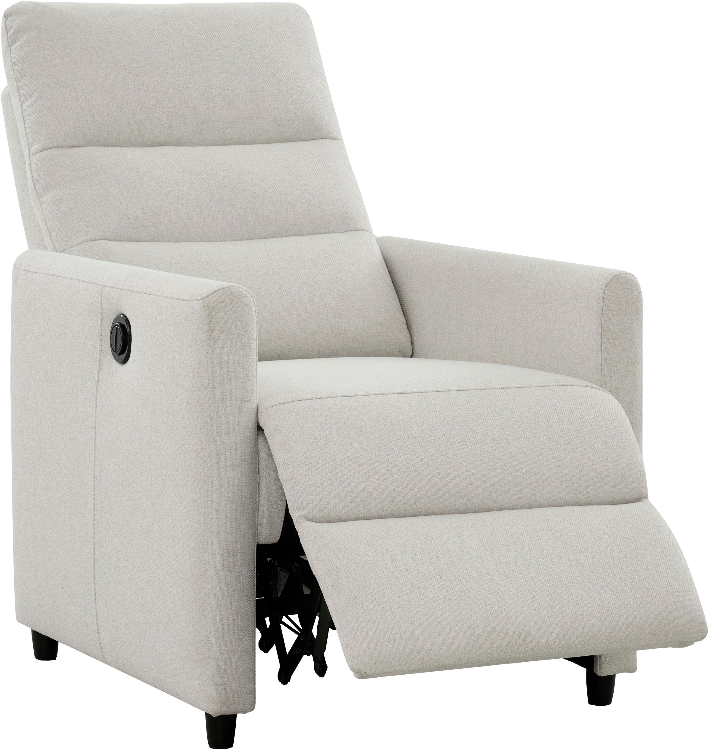 OTTO home Relaxsessel »ANNICA, TV-Sessel mit elektrischer Relax- und Liegefunktion« Federkern-Polsterung, pflegeleichter Webstoff