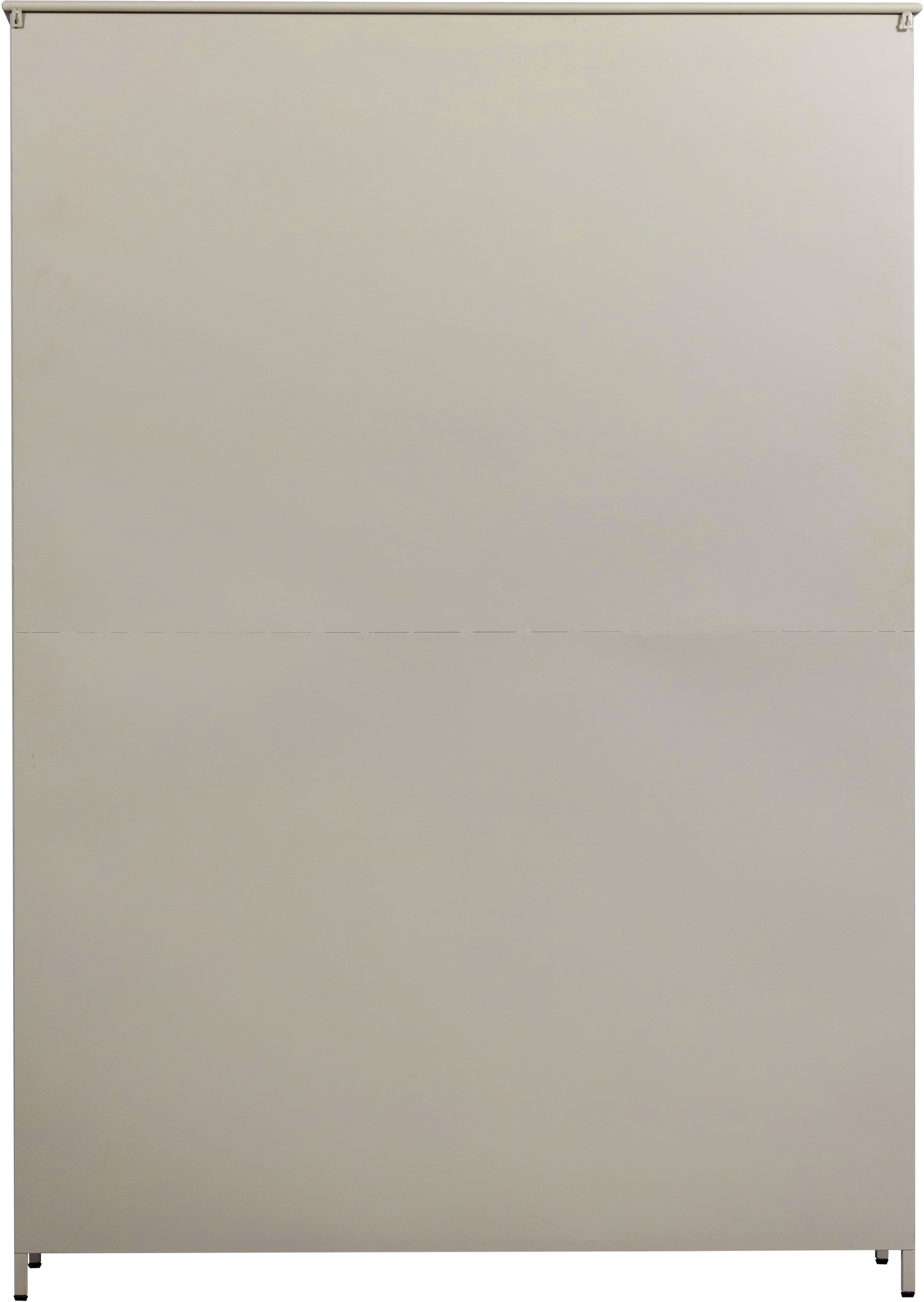 WOOOD Vitrine »EXHIBIT XL mit 2 Glastüren  METALL« Die Vitrine Exhibit aus mattem Metall bietet 5 robuste Einlegeböden.