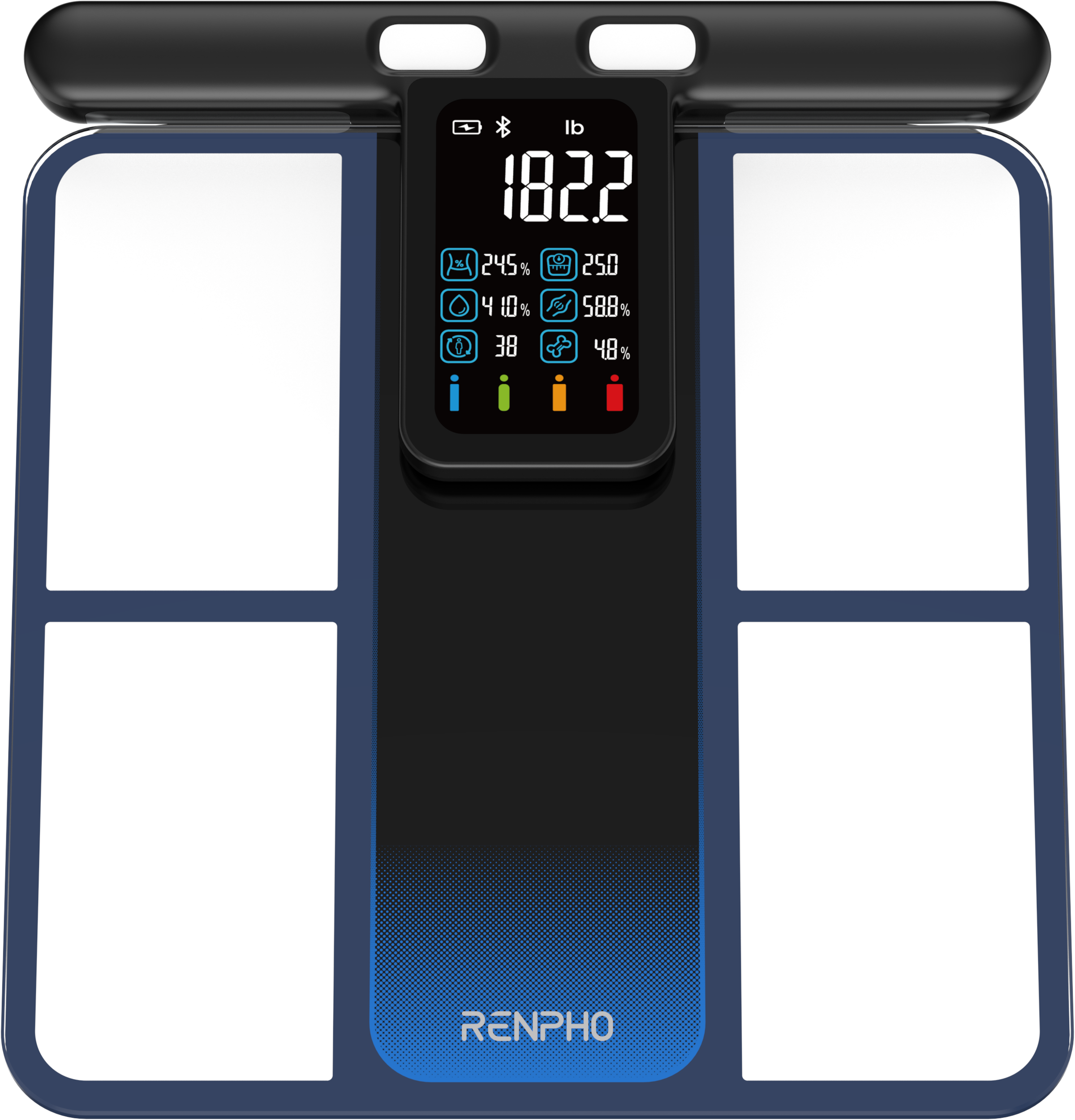 RENPHO Körper-Analyse-Waage »Morpho Scan Körperanalysewaage« Mehrere Messungen und umfassende Gesundheitsanalyse weiß