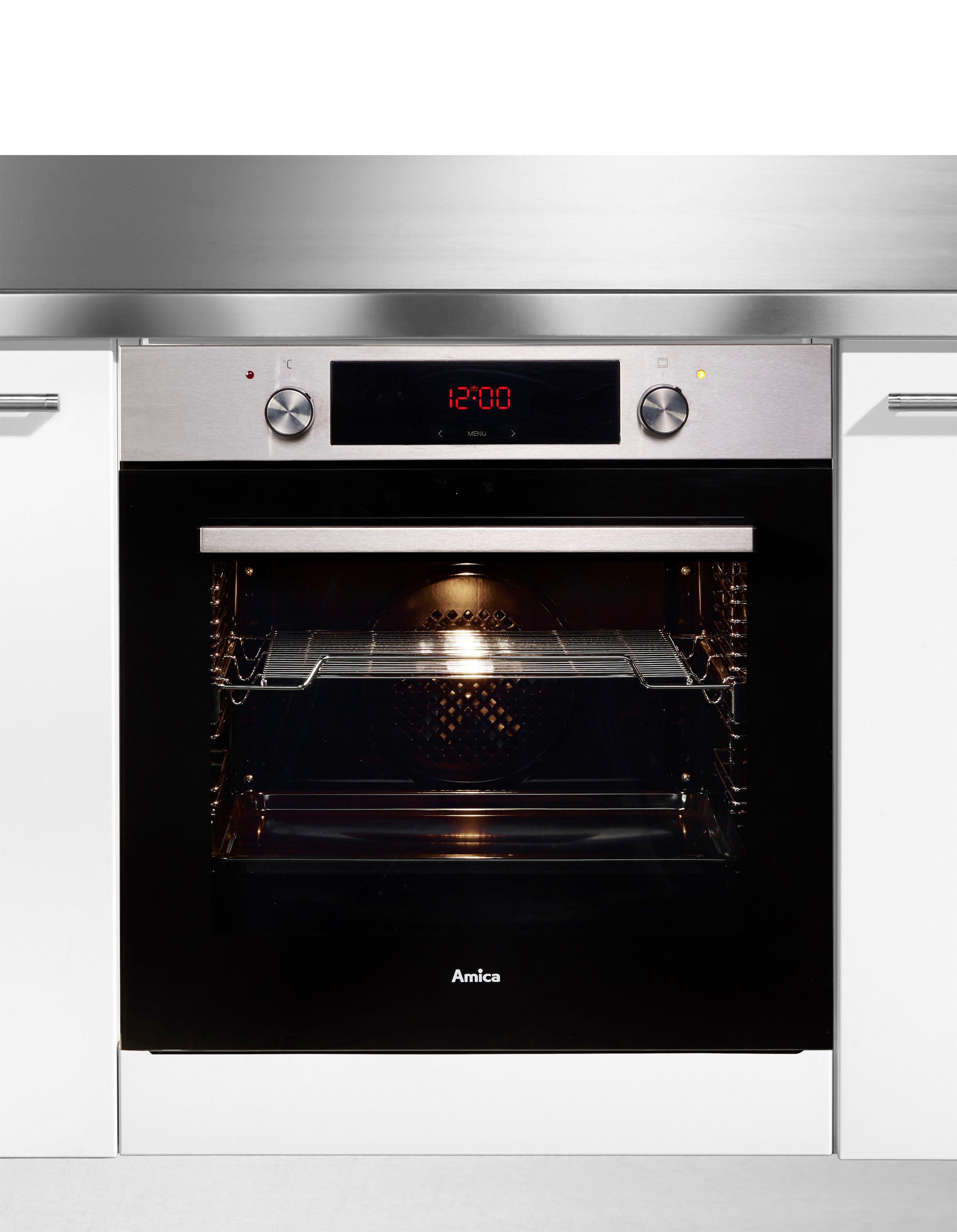 2. Bild von Amica Einbaubackofen  »EBX 943 620 E«, mit 1-fach-Teleskopauszug, Simple Steam, Simple Steam