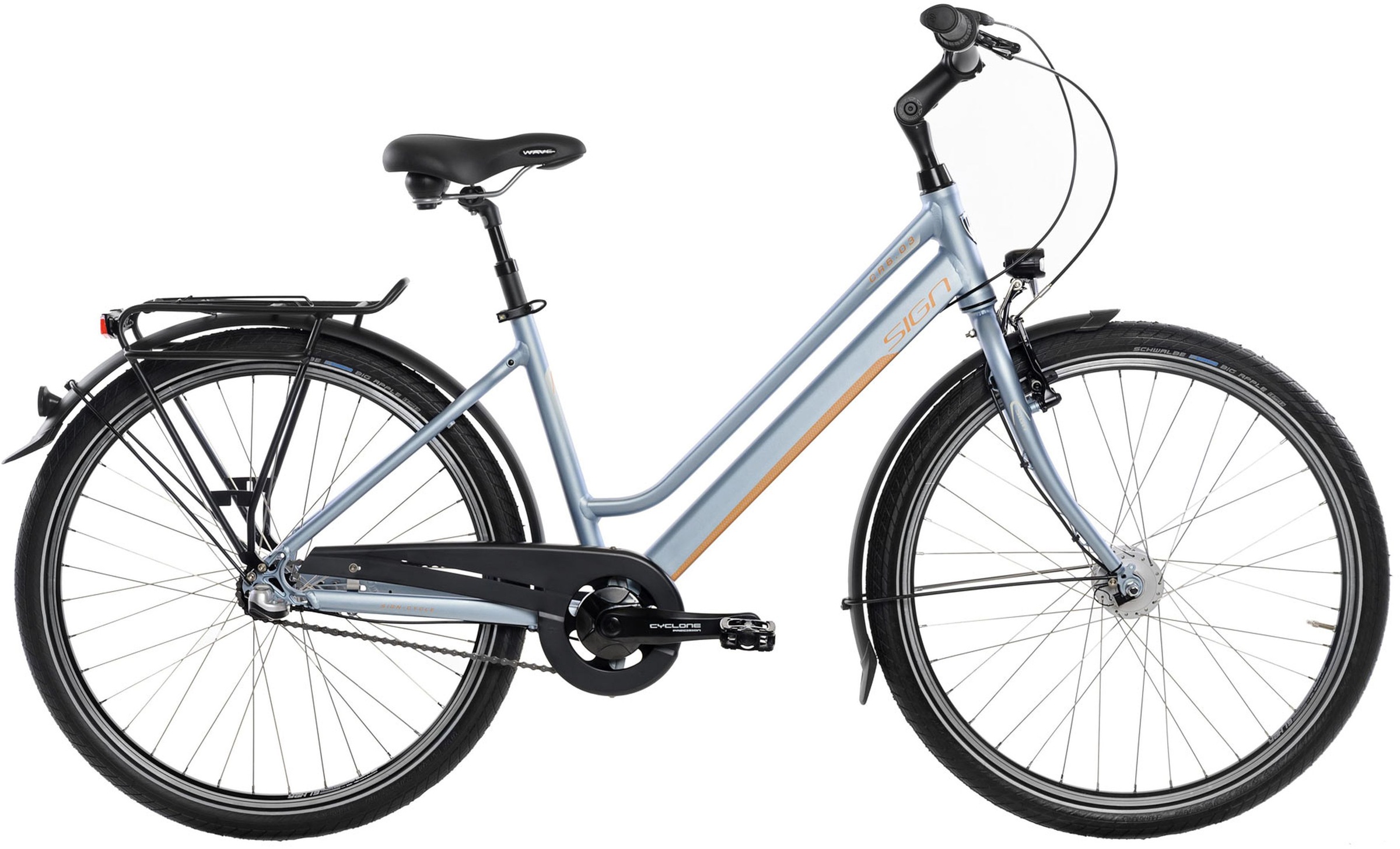 Bild von SIGN Cityrad, 7 Gang, Shimano, NEXUS SG-C3001-7C Schaltwerk, für Damen und Herren