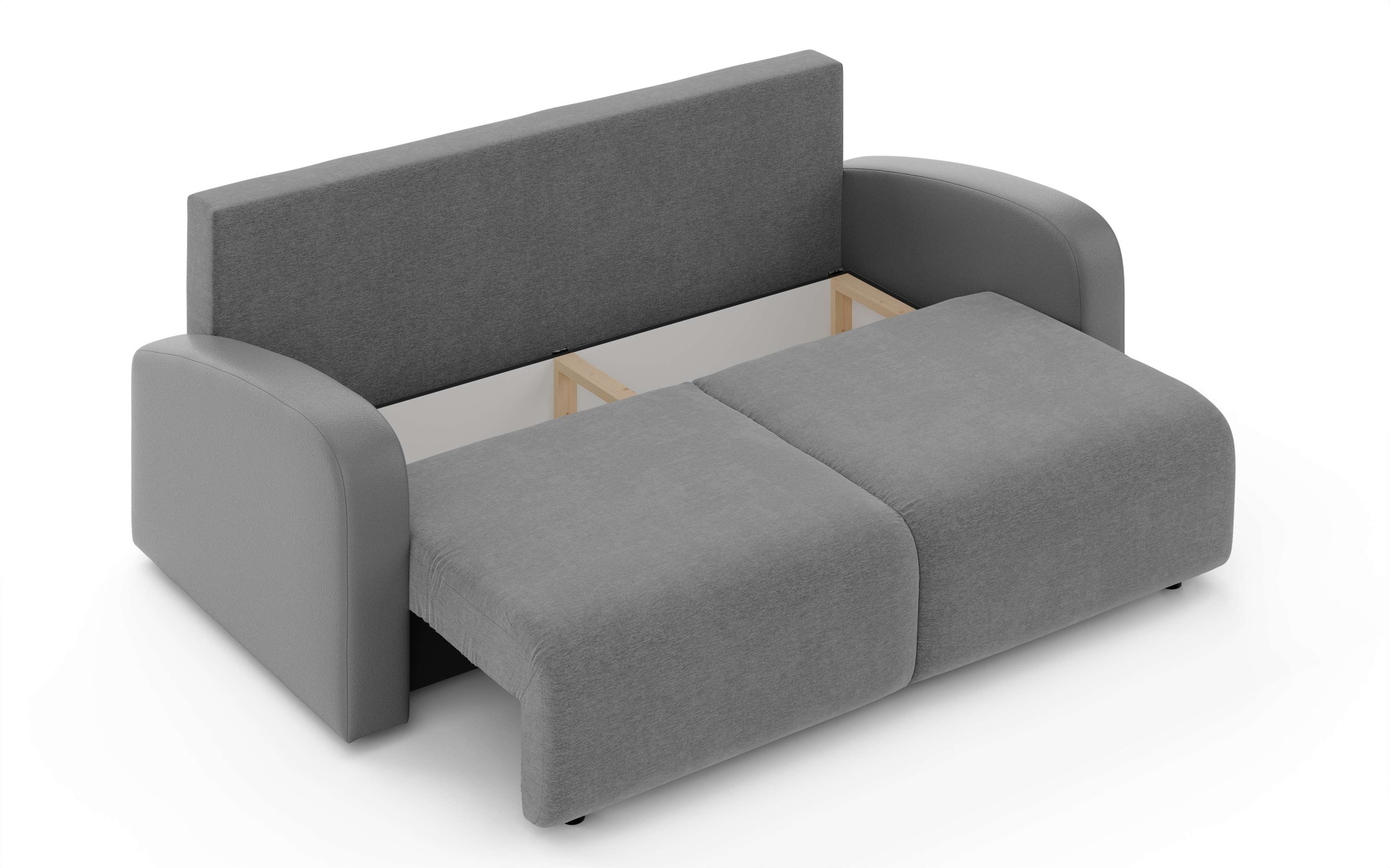 INOSIGN 3-Sitzer »JIGGS wahlweise Schlafsofa mit Bettkasten, Maße B/H/T: 228/96/110 cm«, Sofa mit Wellenunterfederung, enthält 2 Rückenkissen und 2 Zierkissen