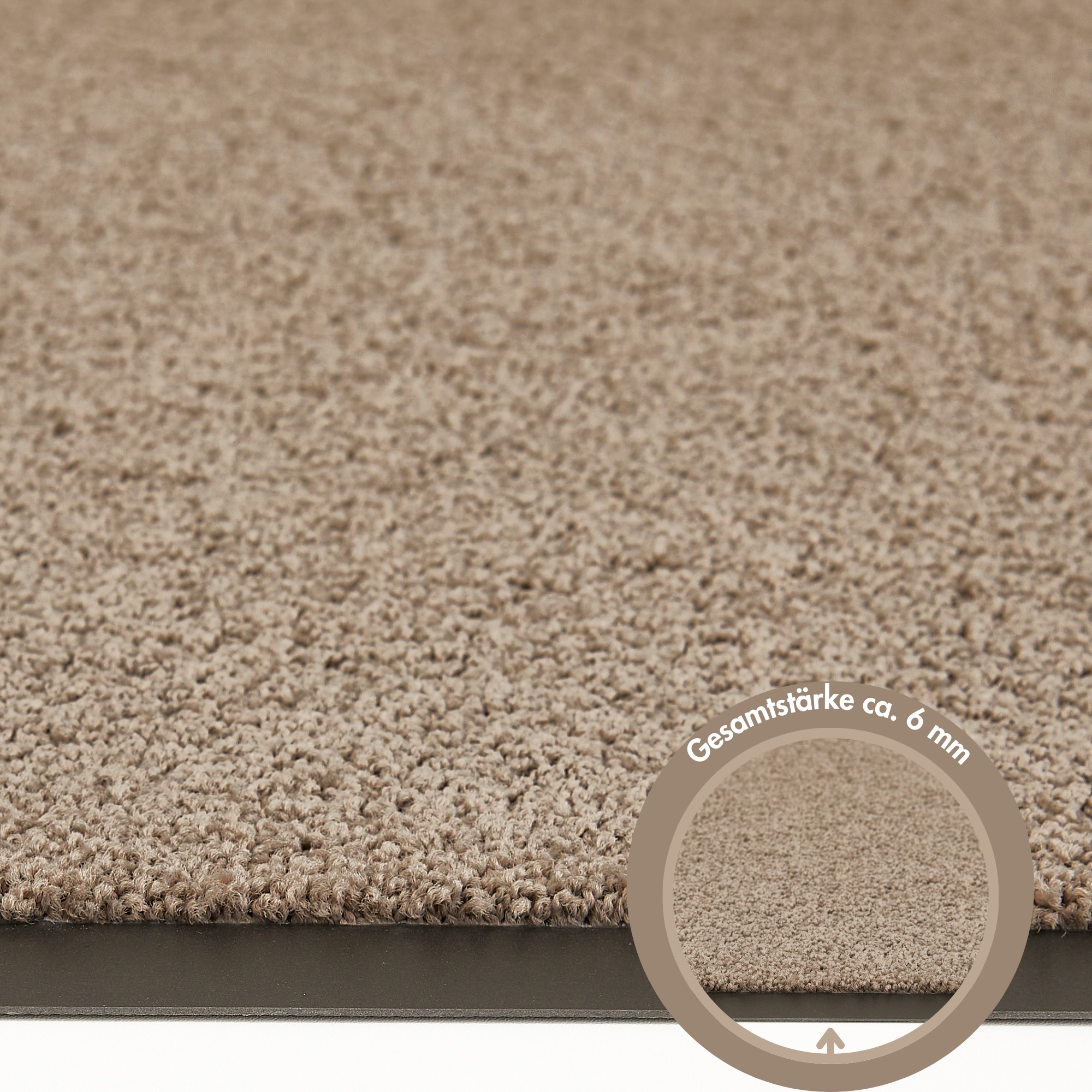 Andiamo Fußmatte »Verdi, Made in Netherlands«, rechteckig, 6 mm Höhe, Schmutzfangmatte, auch für überdachten Außenbereich geeignet, waschbar