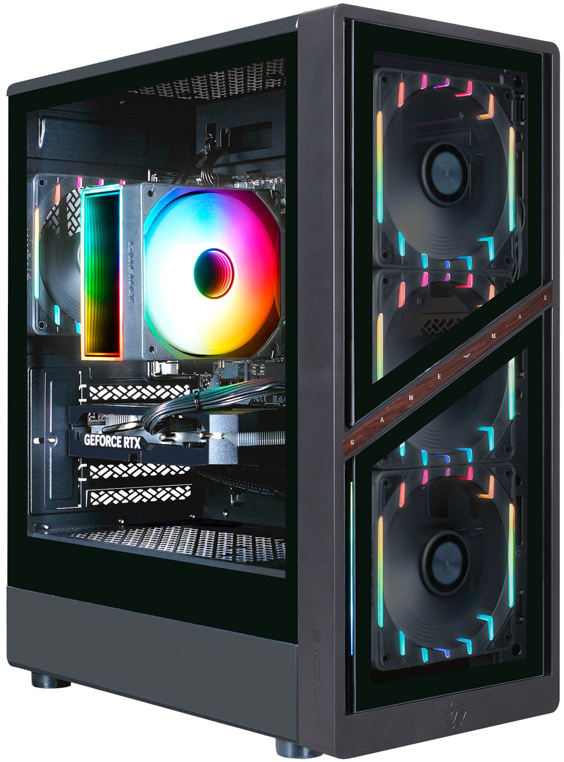 GAMEMAX Gaming-PC »AERIS GB 8183 AMD Ryzen 7 5700X 16GB 1TB SSD RTX 5060« Windows 11