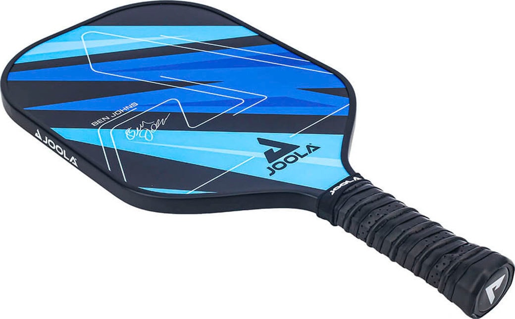 Joola Pickleballschläger »Ben Johns Blue Lightning Pickleball Set«, (Set, 7 tlg.), Inklusive 2 Schläger, 4 Bällen und Tasche, ideal für Freizeitspieler