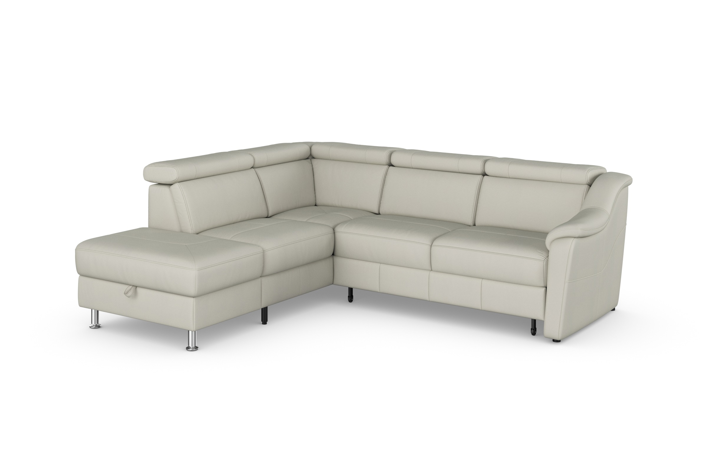 sit&more Ecksofa »Freetown L-Form«, inklusive Kopfteilverstellung und komfortablem Federkern