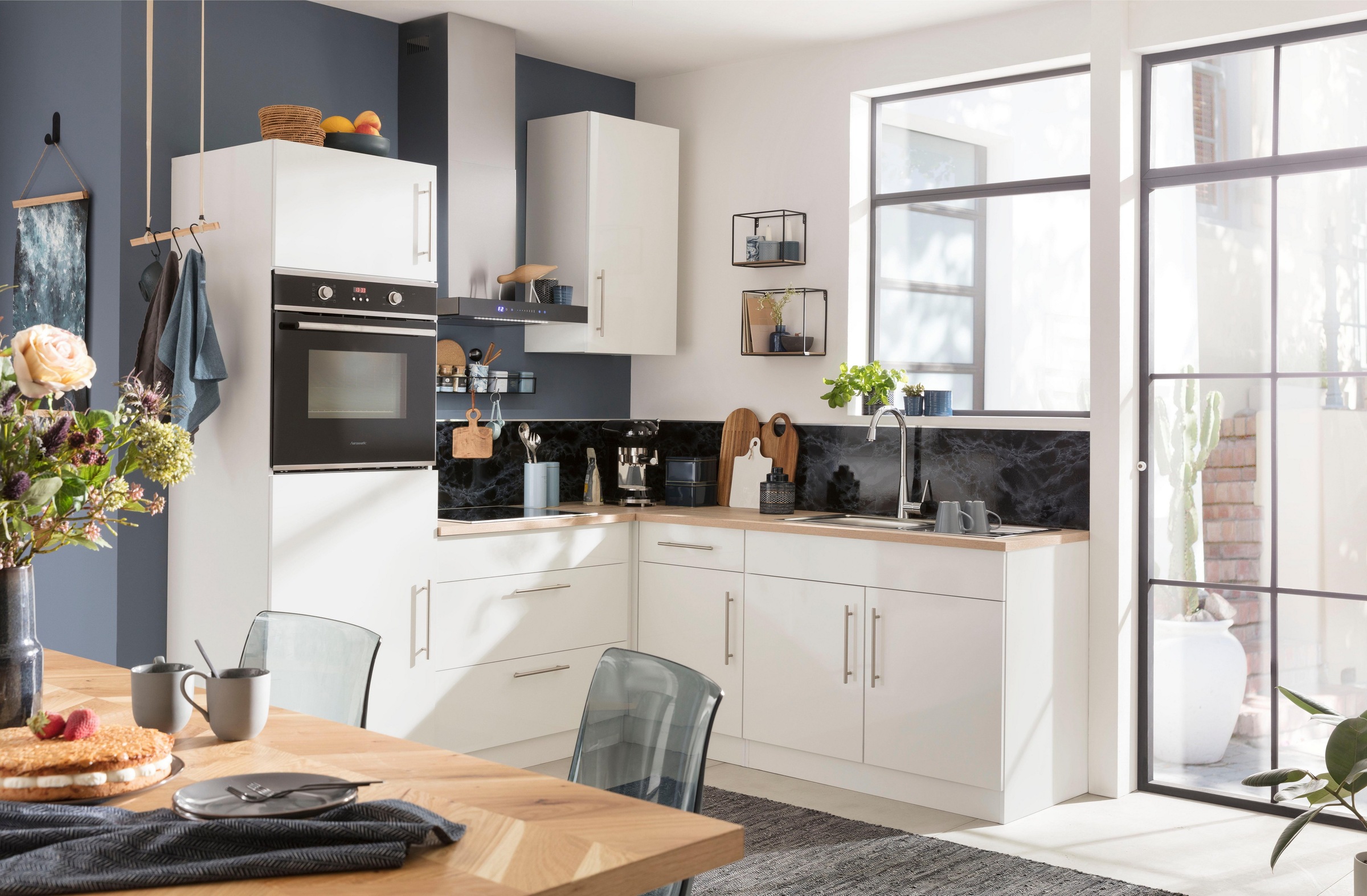 wiho Küchen Eckunterschrank "Cali, TOPSELLER" 100 cm breit, Planungsmaß 110 günstig online kaufen