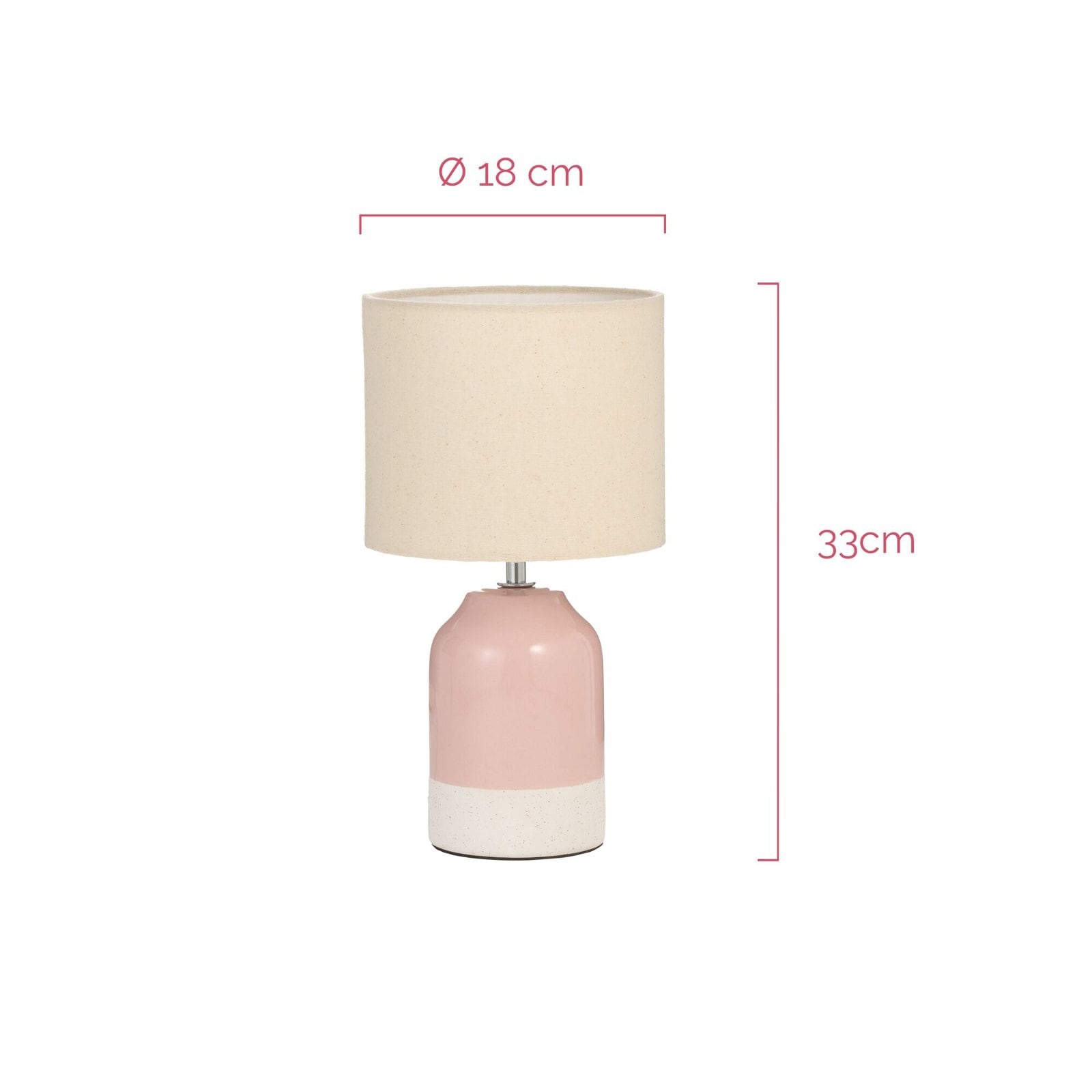 Pauleen Tischleuchte »Sandy Glow max. 20W 230V Stoffschirm Keramik«, 1 flammig, Leuchtmittel E14 | ohne Leuchtmittel, Stoffschirm, Keramik, E14 - Lieferumfang ohne Leuchtmittel