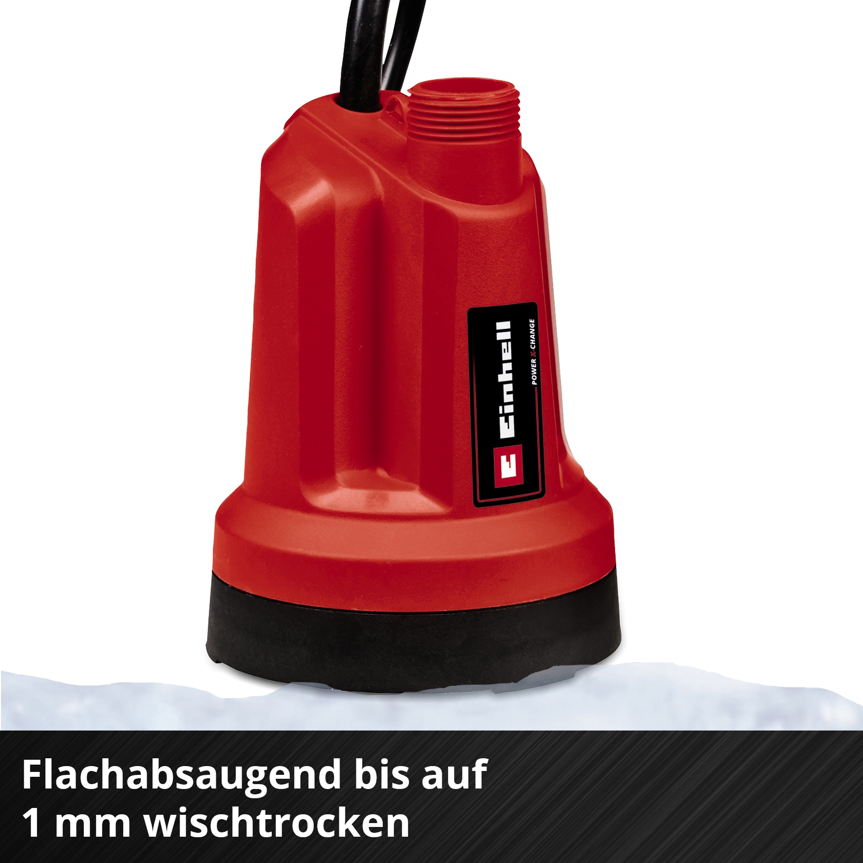 Einhell Klarwasserpumpe »GE-SP 18 LL Li«, inkl. Akku und Schnellladegerät