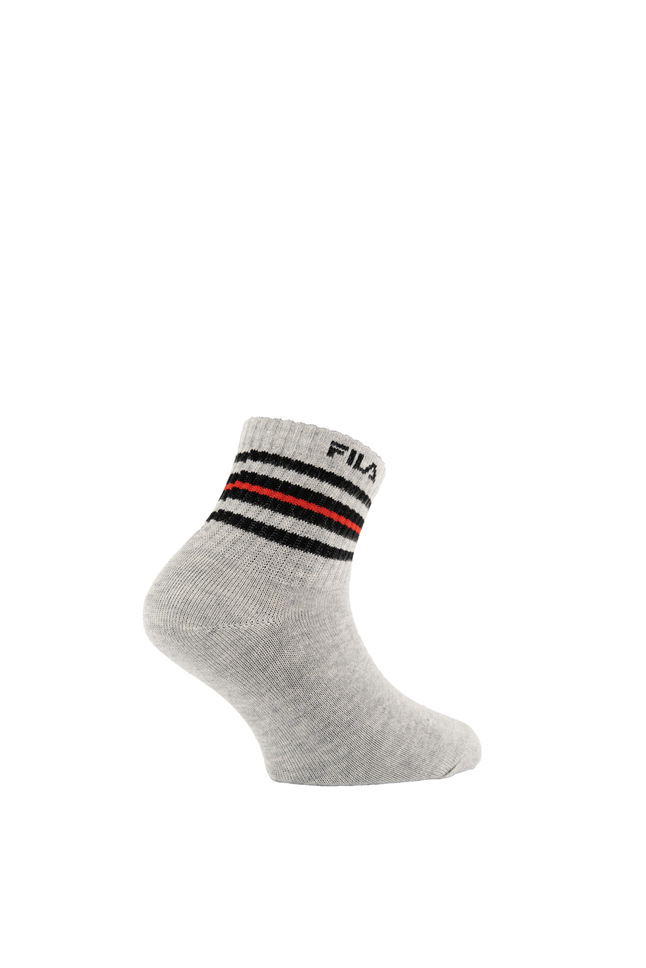 Fila Kurzsocken 6 Paar,  Cotton-Mix, mit Rippenbündchen