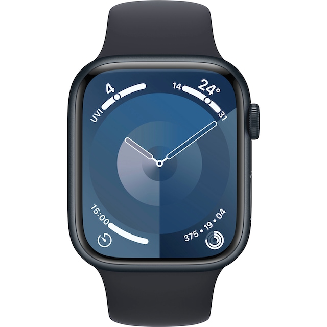 Apple Smartwatch »Watch Series 9 GPS Aluminium 45mm S/M«, (Watch OS 10  Sport Band) online kaufen