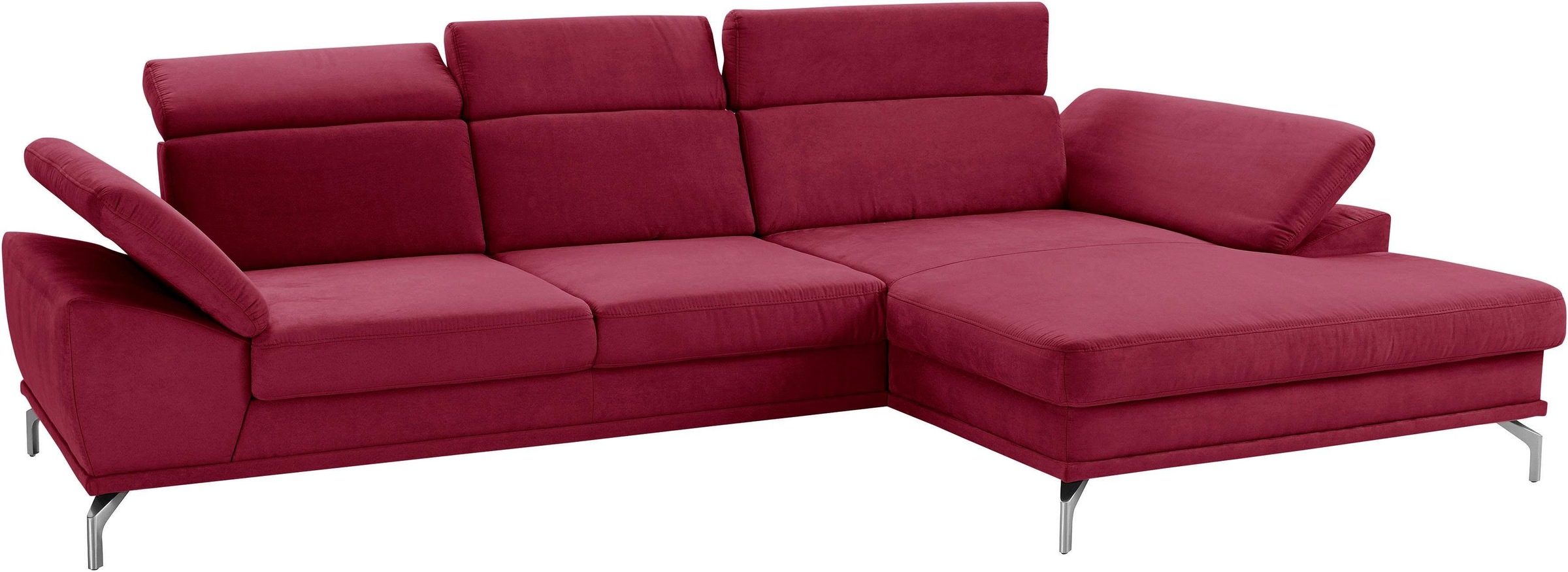 sit&more Ecksofa »Scorpio L-Form«, inklusive Sitztiefenverstellung, wahlweise mit Kopfverstellung