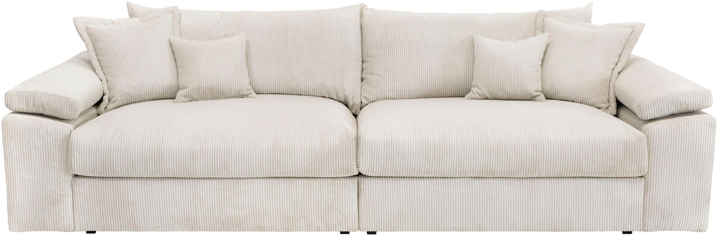 Home affaire Big-Sofa »Soft&Cosy XL - Breite 246 cm«, Mega-Sofa, in Cord, F günstig online kaufen