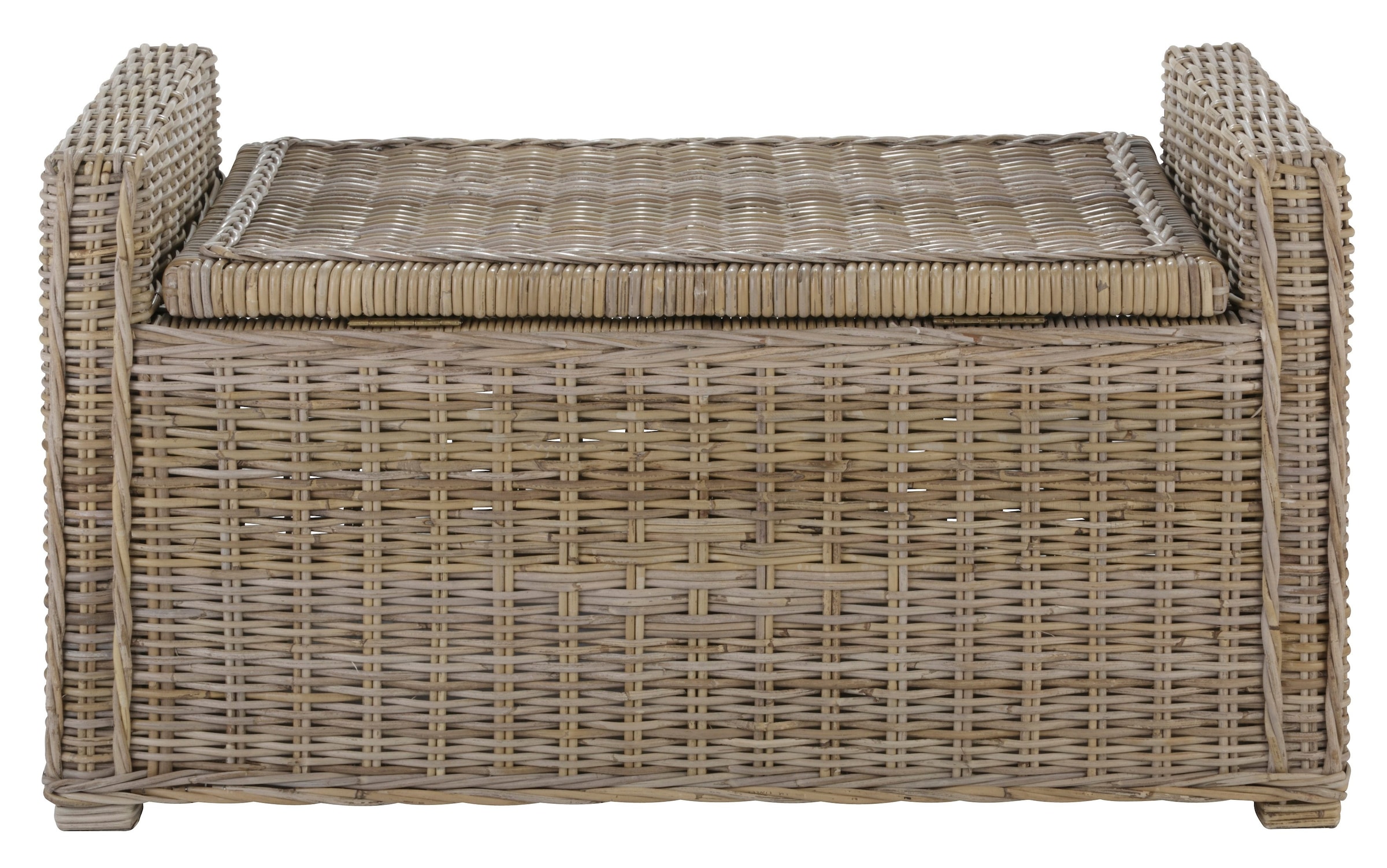 Home affaire Sitztruhe »Schönerempfang, TOPSELLER!«, (Rattan-Bank), Belastbar bis max. 80 Kg, mit Stauraum