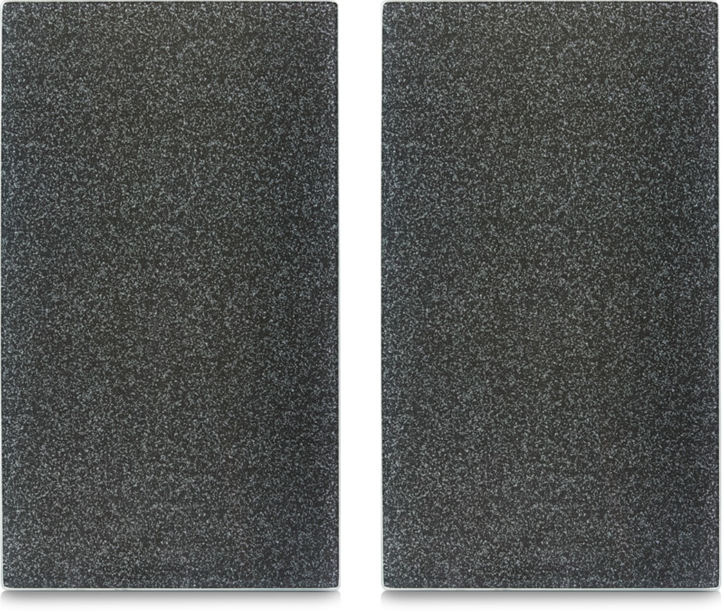 Zeller Present Schneide- und Abdeckplatte »Granit«, (Set, 2 tlg.), mit 6 Elastikfüßen pro Platte