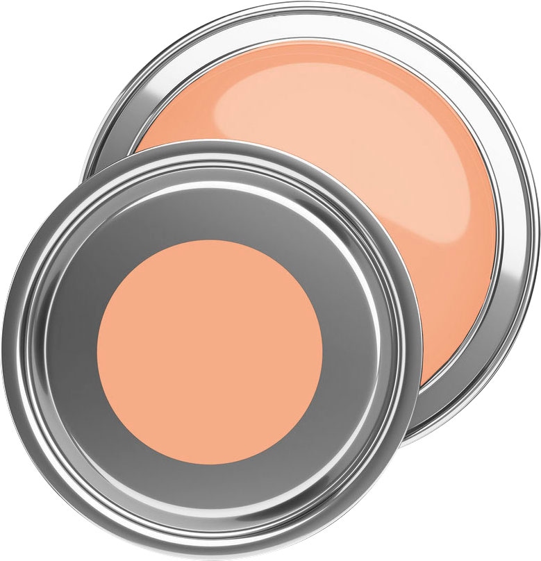 A.S. Création Wandfarbe »Premium Innenwandfarbe PURO Tuchmatt diverse apricot« ideal für Wohnzimmer, Schlafzimmer, Flur und Küche, Farbwelt Apricot