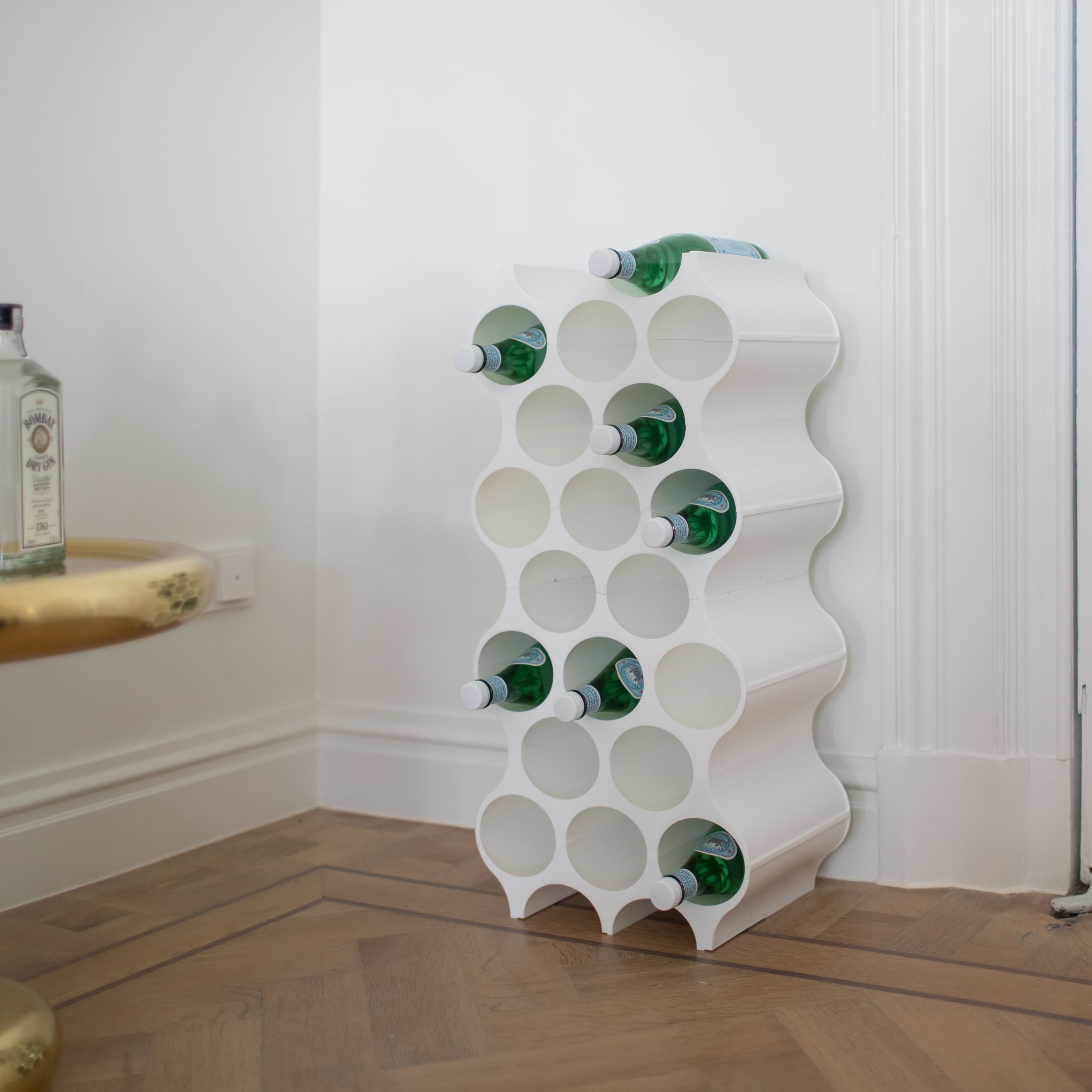 KOZIOL Weinflaschenhalter "SET-UP" 100% recycelbar, für 10 Flaschen günstig online kaufen