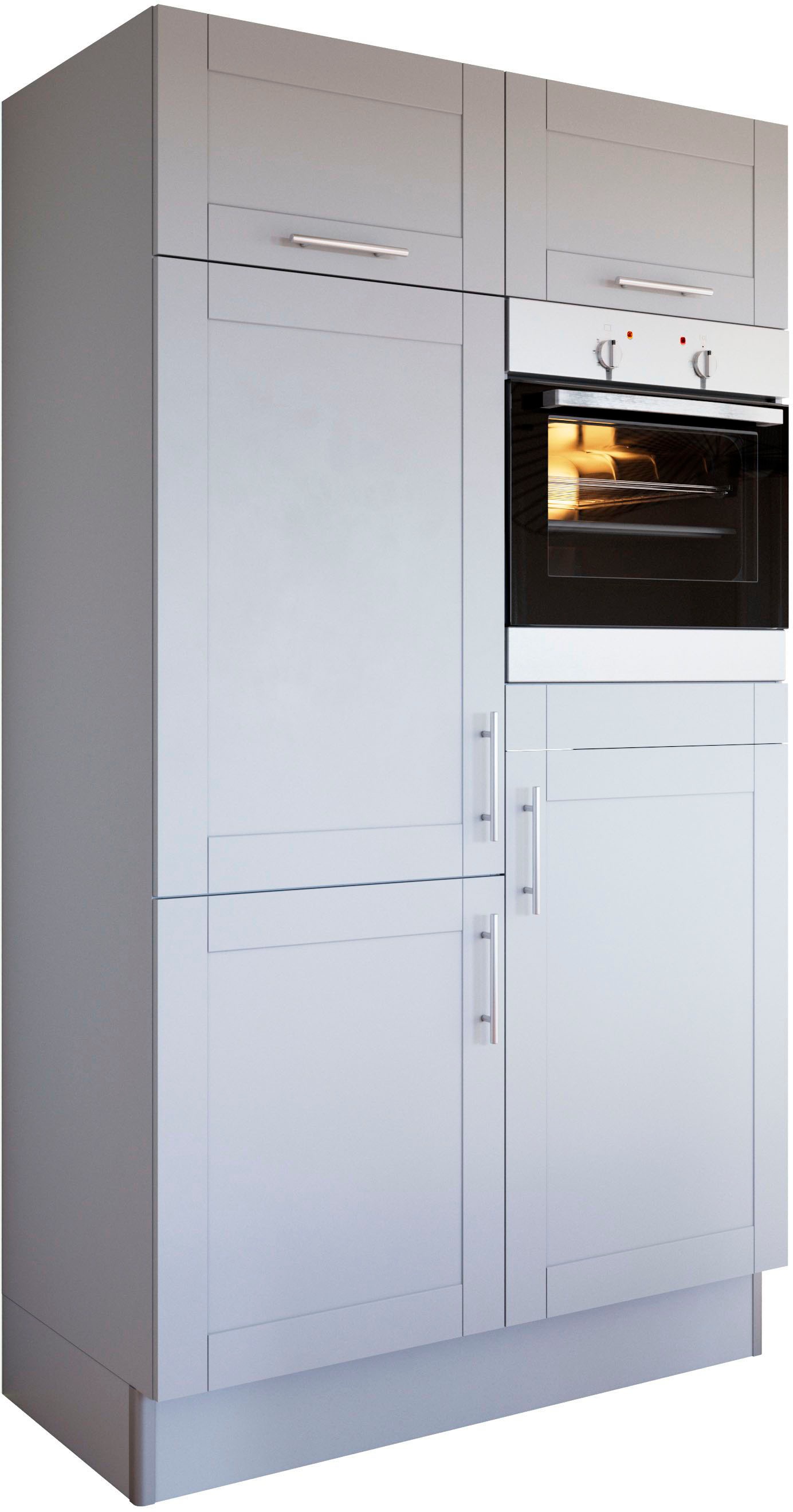 OPTIFIT Küche »Ahus, Back-/Kühlmodul«, Breite 120 cm, wahlw. mit E-Geräten, Soft Close Funktion, MDF Fronten
