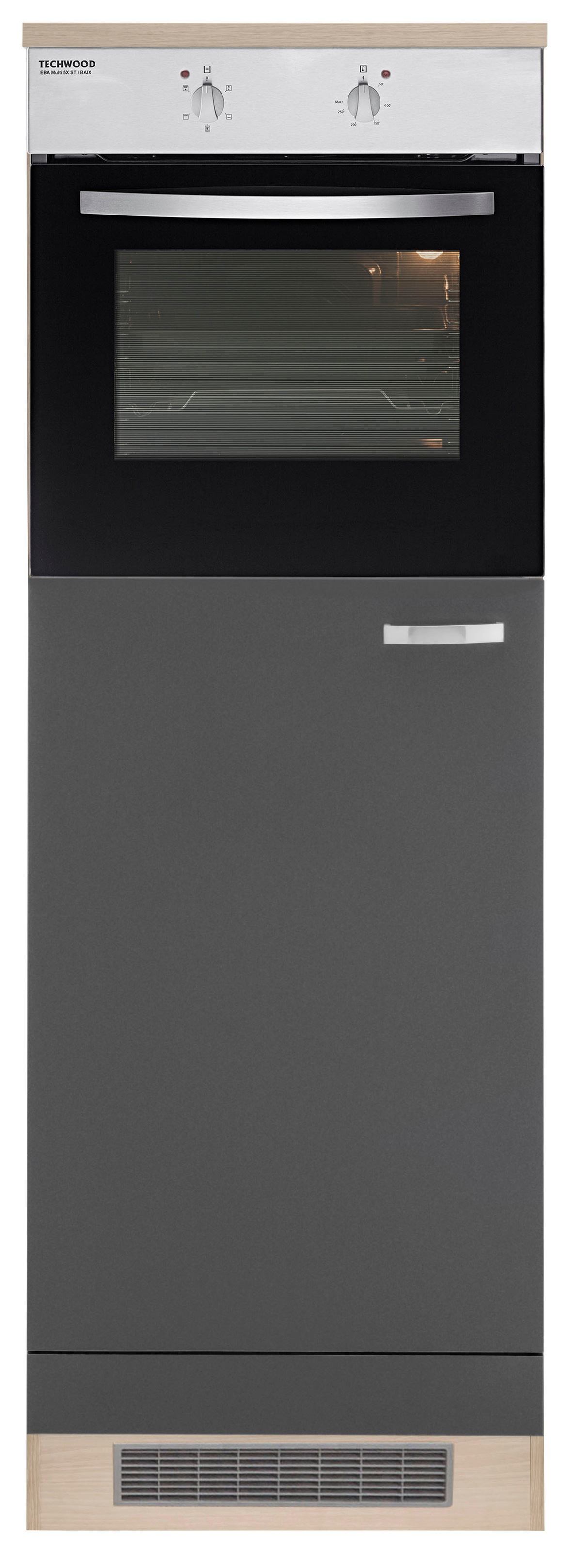 OPTIFIT Backofen/Kühlumbauschrank Faro, mit Metallgriff, Breite günstig online kaufen
