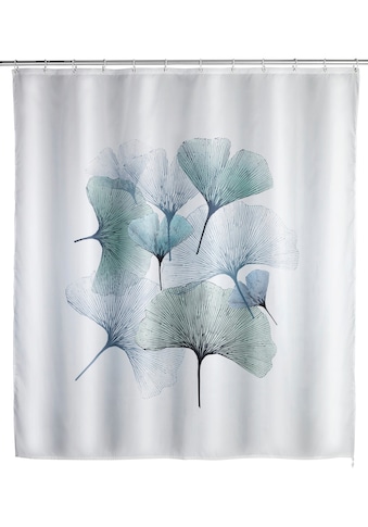 WENKO Duschvorhang »Ginko«, Breite 180 cm, Höhe 200 cm, Textil (Polyester) kaufen