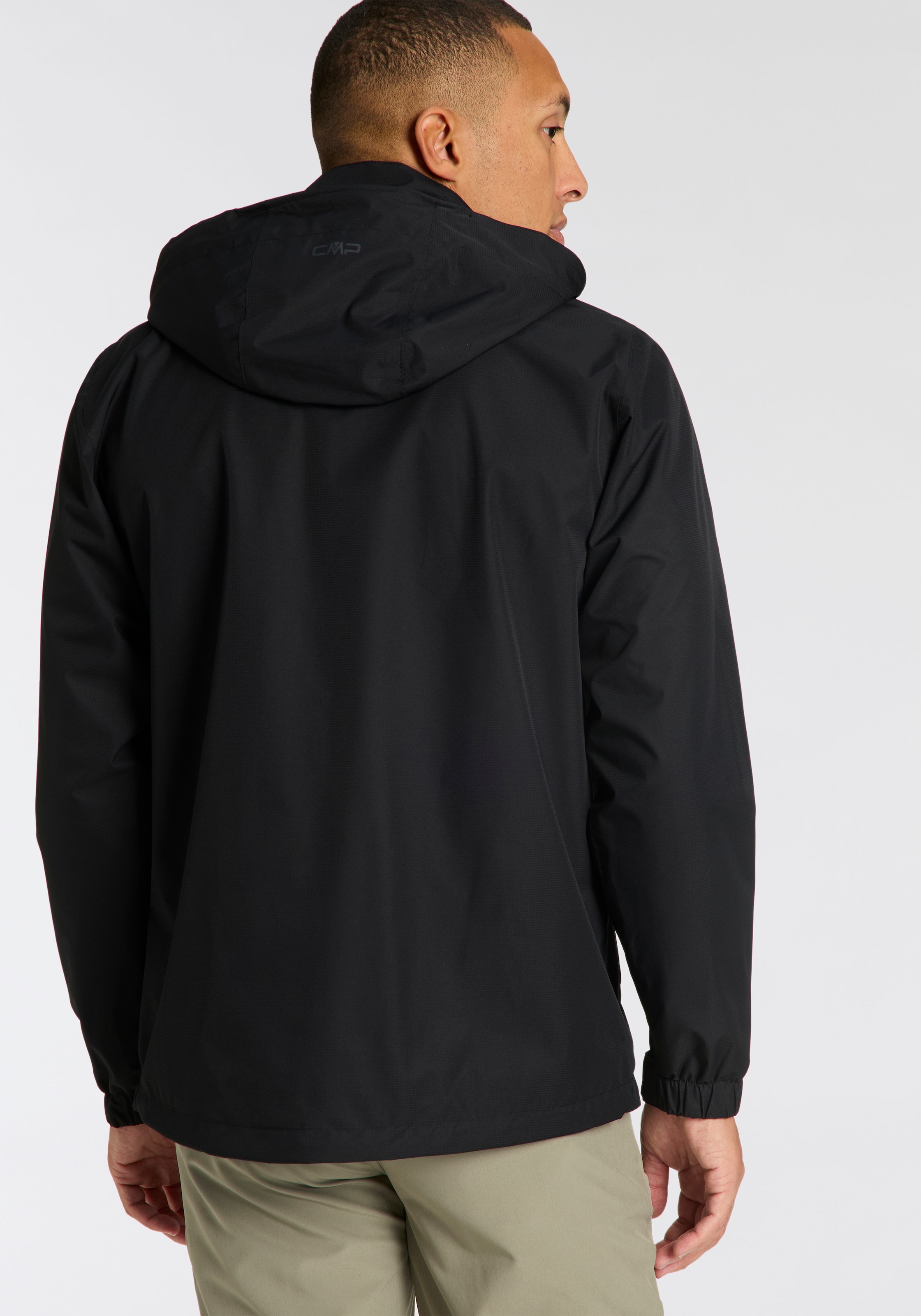 CMP Regenjacke mit Kapuze Atmungsaktiv & Winddicht & Wasserdicht, Übergangsjacke