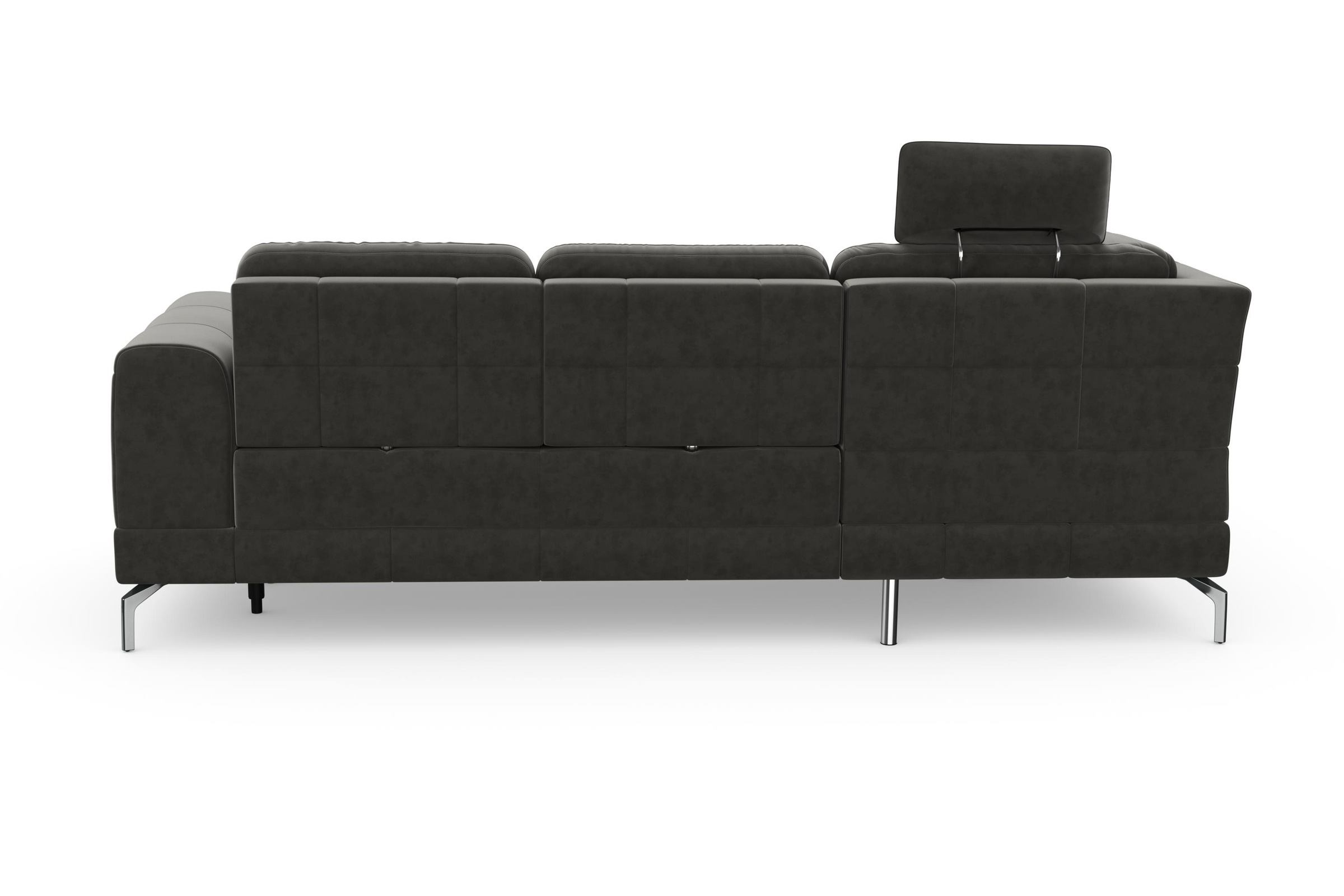 sit&more Ecksofa »Bendigo L-Form«, inklusive Sitztiefenverstellung, Bodenfreiheit 15 cm, in 2 Fußfarben