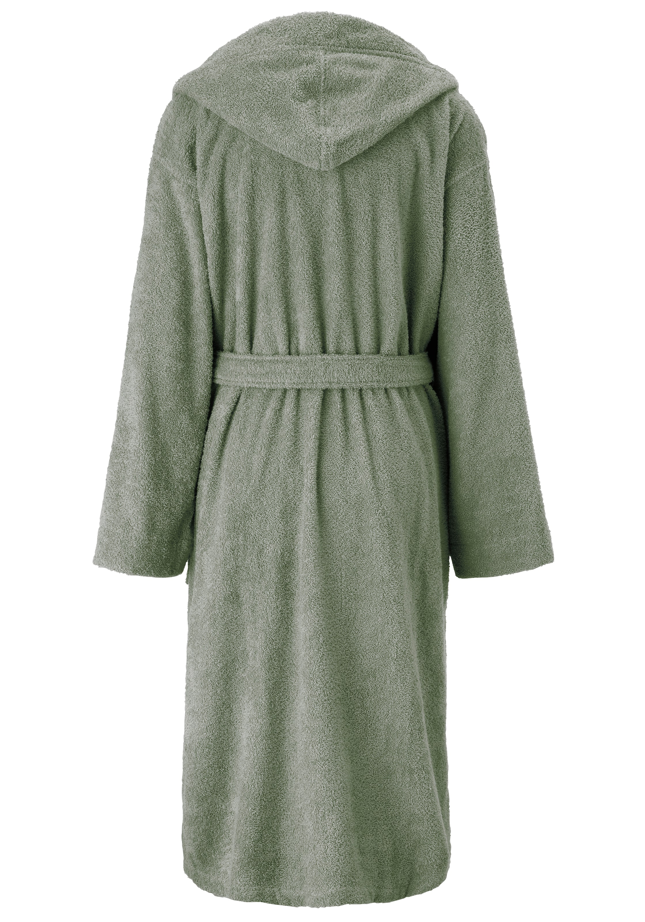 Bruno Banani Unisex-Bademantel »Robby, ideal für Sauna & Spa, Standardlänge & Überlänge« 1 Stk. Damen & Herren Bademäntel, Baumwolle, mit Taschen, Sauna, XS-3XL