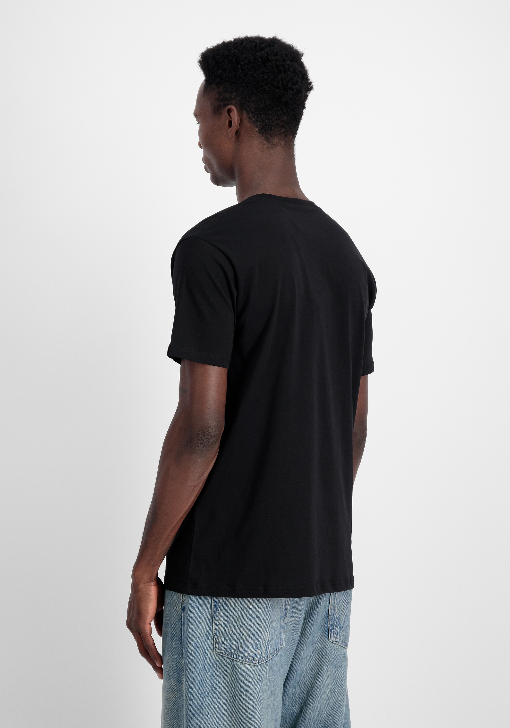 Alpha Industries T-Shirt »Alpha Industries Men - T-Shirts Satin Logo T«