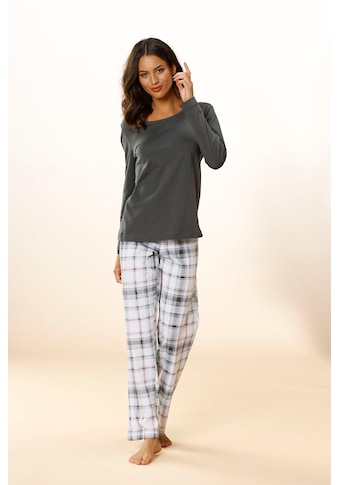 Arizona Pyjama, (2 tlg., 1 Stück), mit Karomuster kaufen