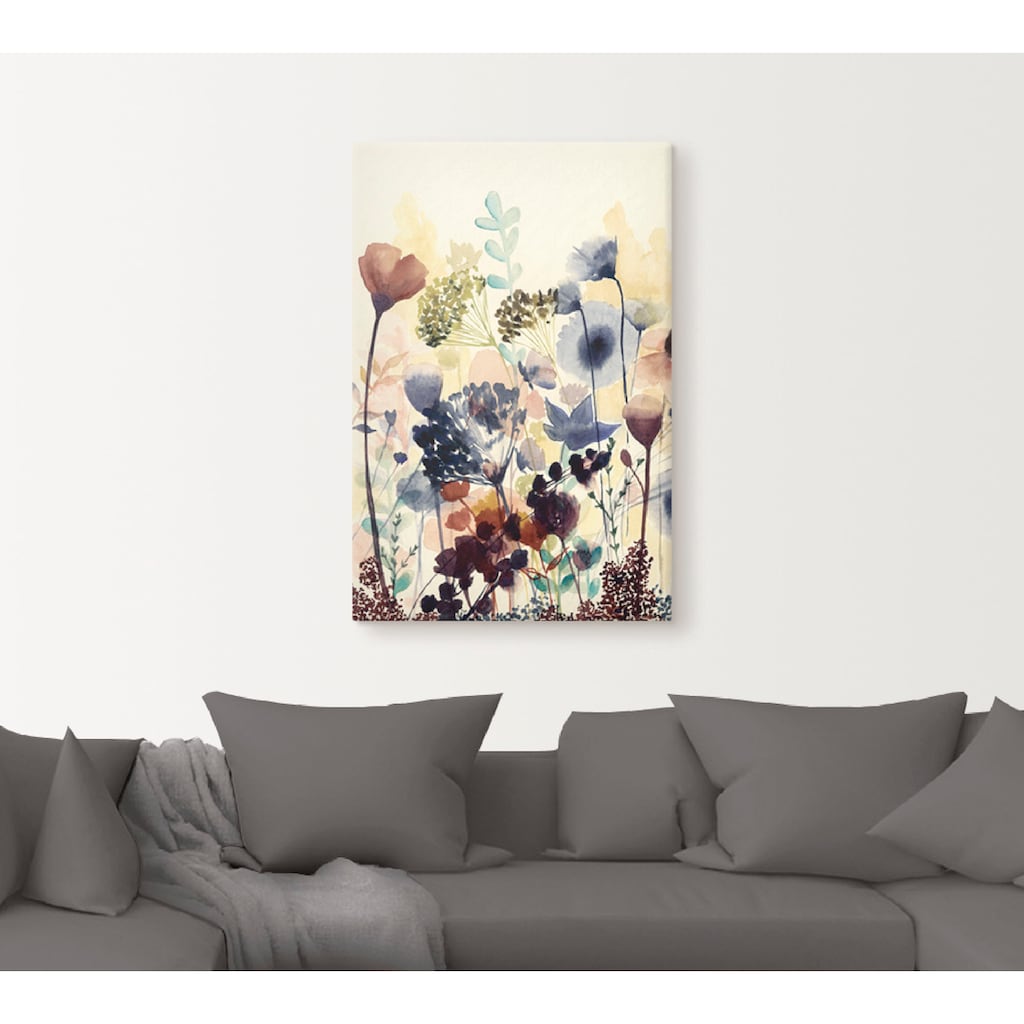 Artland Wandbild »Sonnengetrocknete Blüten I«, Blumenwiese, (1 St.)