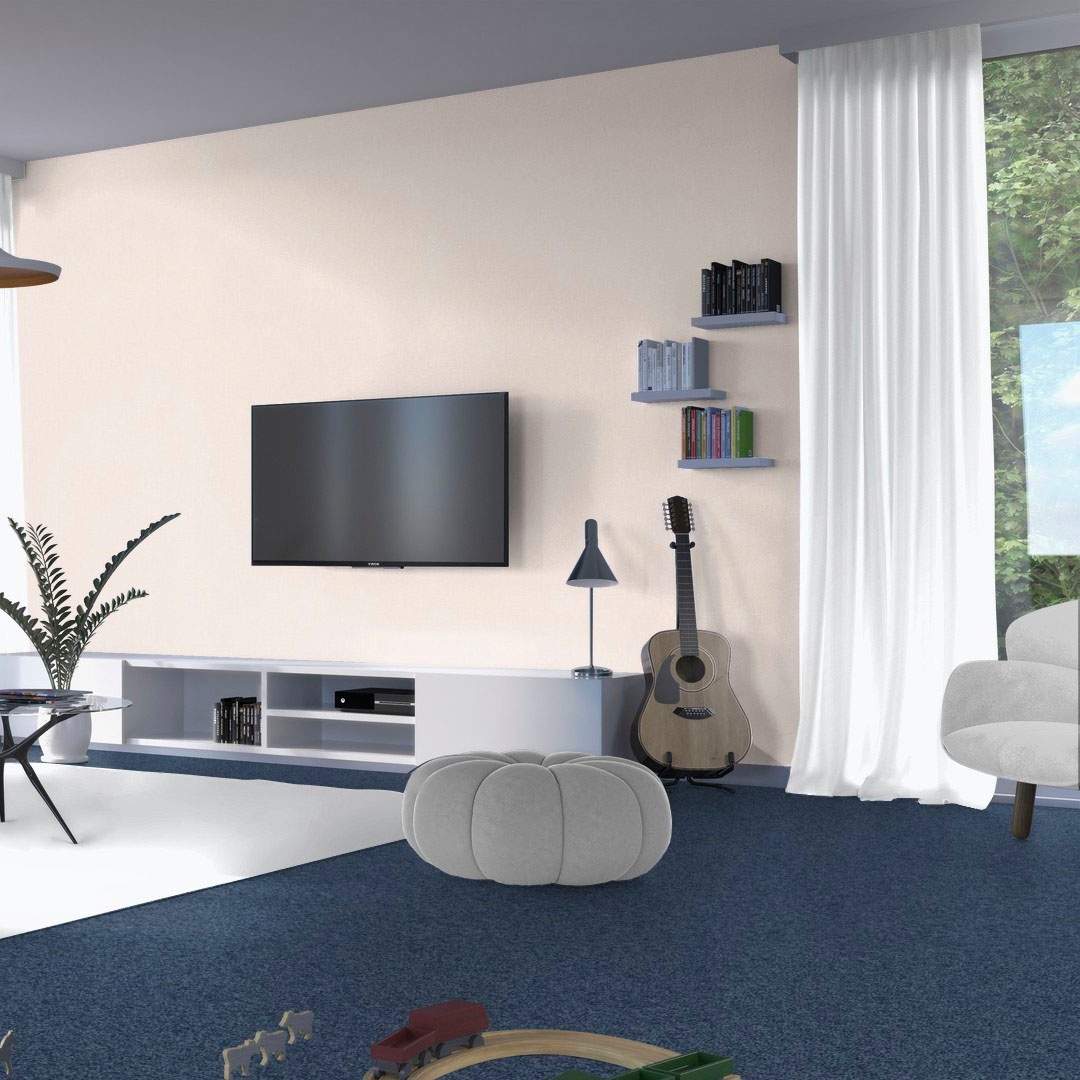 Vorwerk Teppichboden »Passion 1005 (Luco), Schlinge - meliert, Made in Germany«, rechteckig, 6 mm Höhe, Wohnzimmer, Schlafzimmer, Kinderzimmer, Breite 400/500 cm