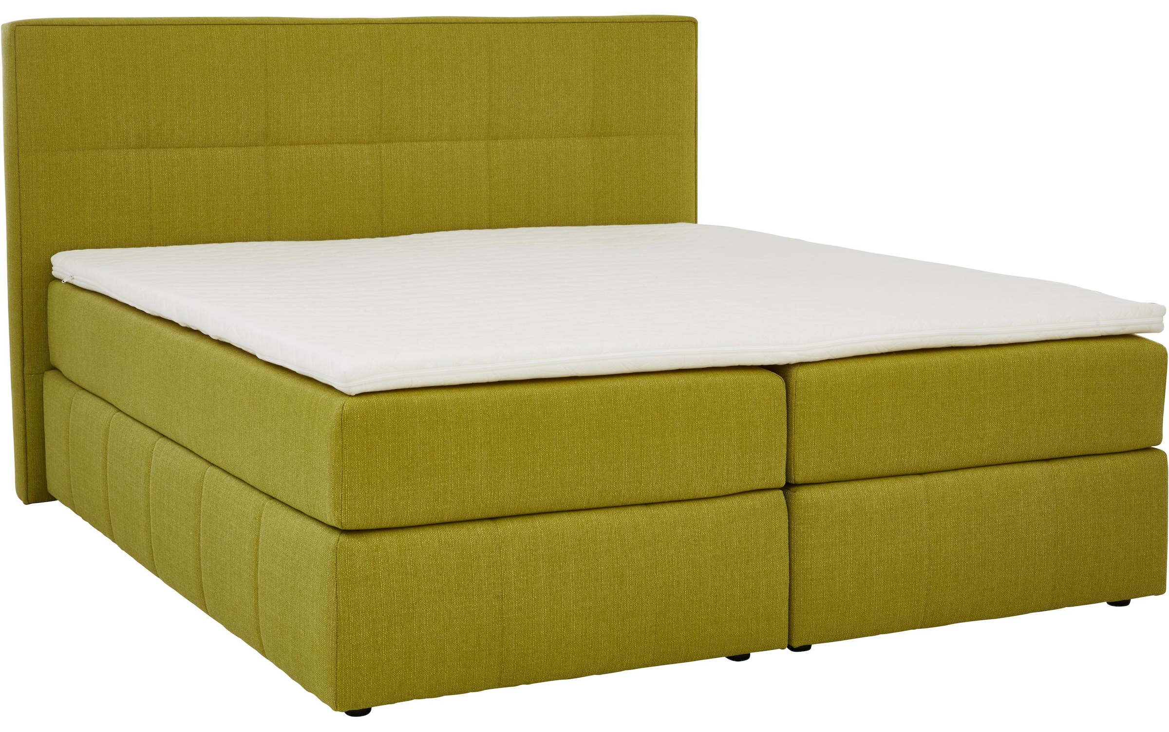 INOSIGN Boxspringbett »Casano«, mit feiner Steppung, in 3 Matratzenarten, 2 Härtegraden und 5 Farben