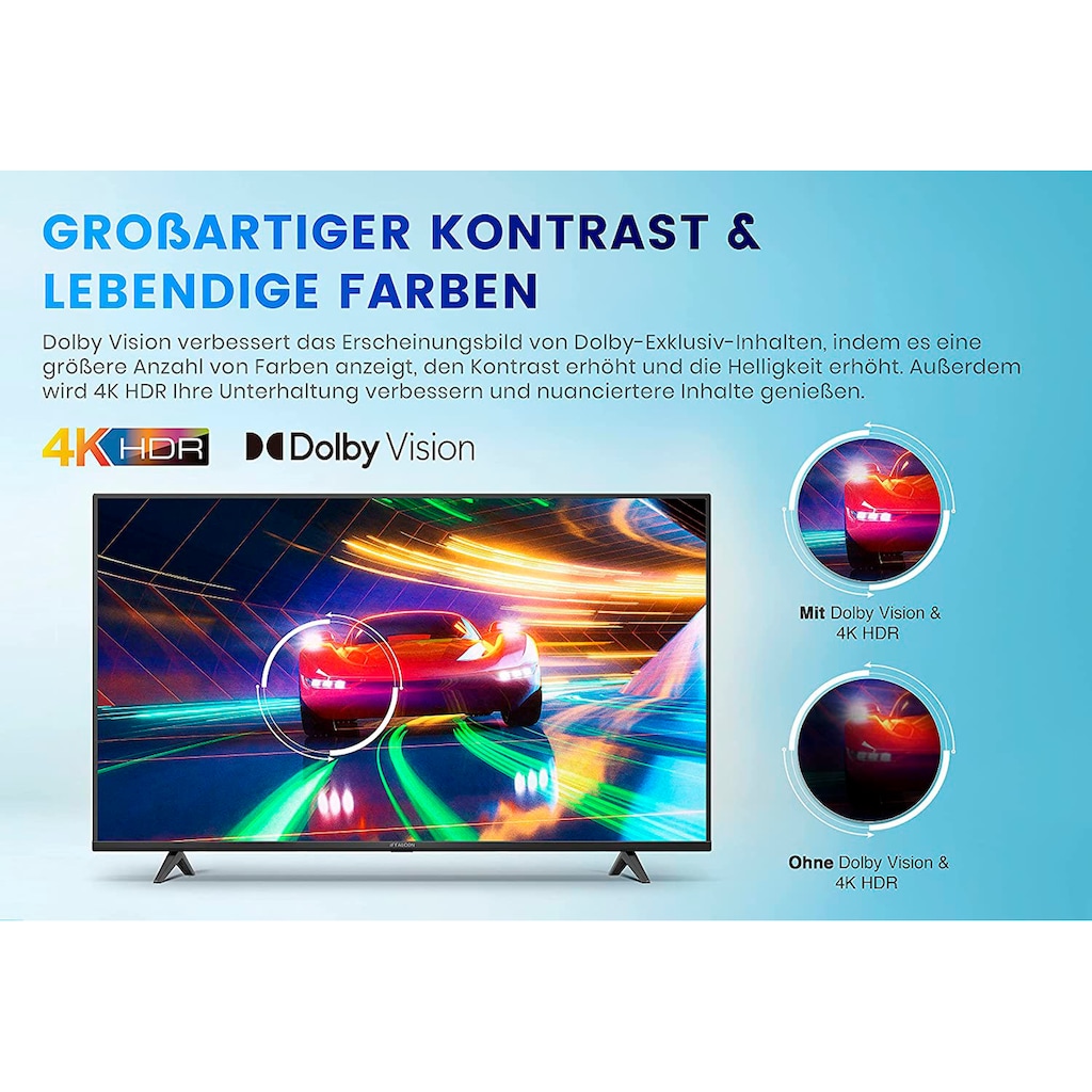 iFFALCON LCD-LED Fernseher »43K610X1«, 109,2 cm/43 Zoll, 4K Ultra HD, Android TV-Smart-TV, HDR