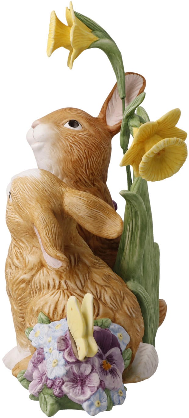 Goebel Osterhase »Frühlingserwachen«, Sammelfigur, Hasenpaar auf mit kaufen Raten Blumen