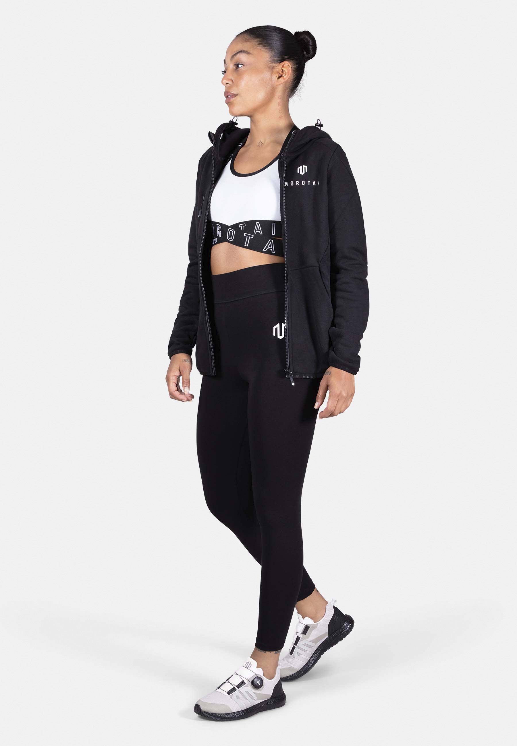 MOROTAI Allwetterjacke »MOROTAI Damen Morotai Neo Zip Sweatjacket« 1 Stk. tlg. mit Kapuze