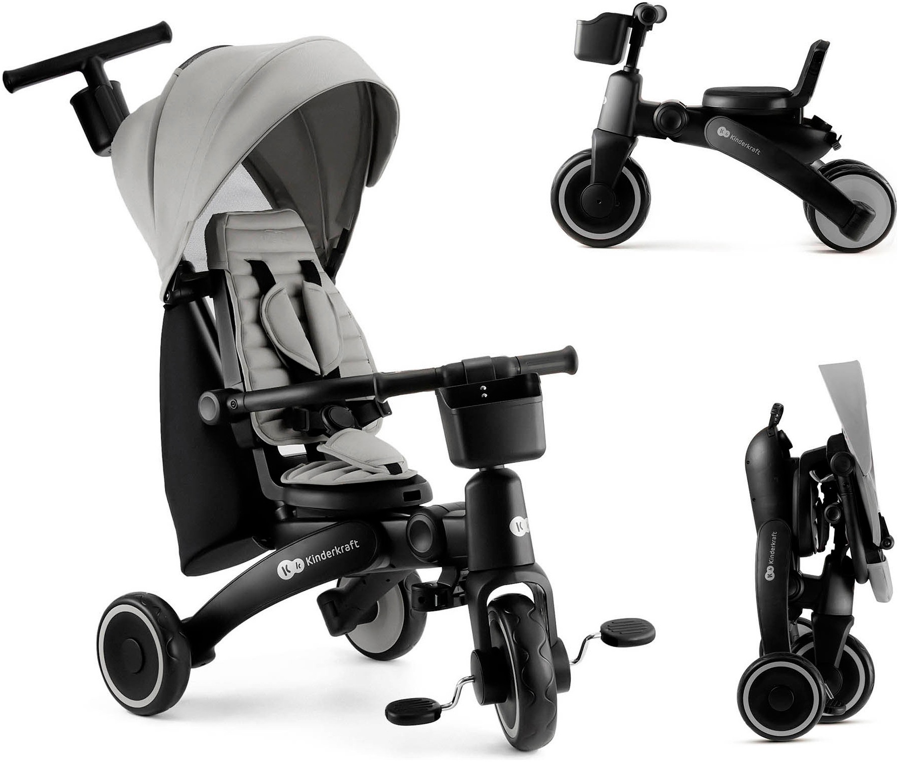 KINDERKRAFT Dreirad »Jazz 2« grau