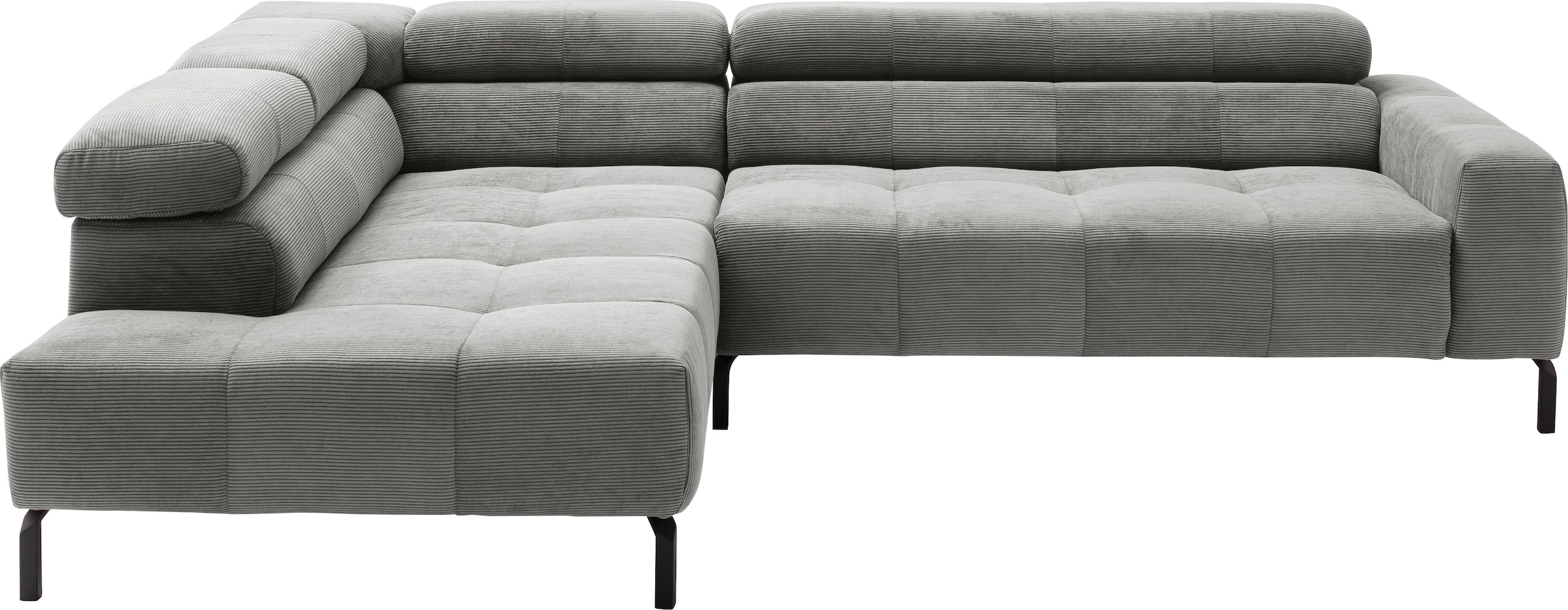 Places of Style Ecksofa »Cleveland, L-Form, incl. Kopfteilverstellung, Brei günstig online kaufen