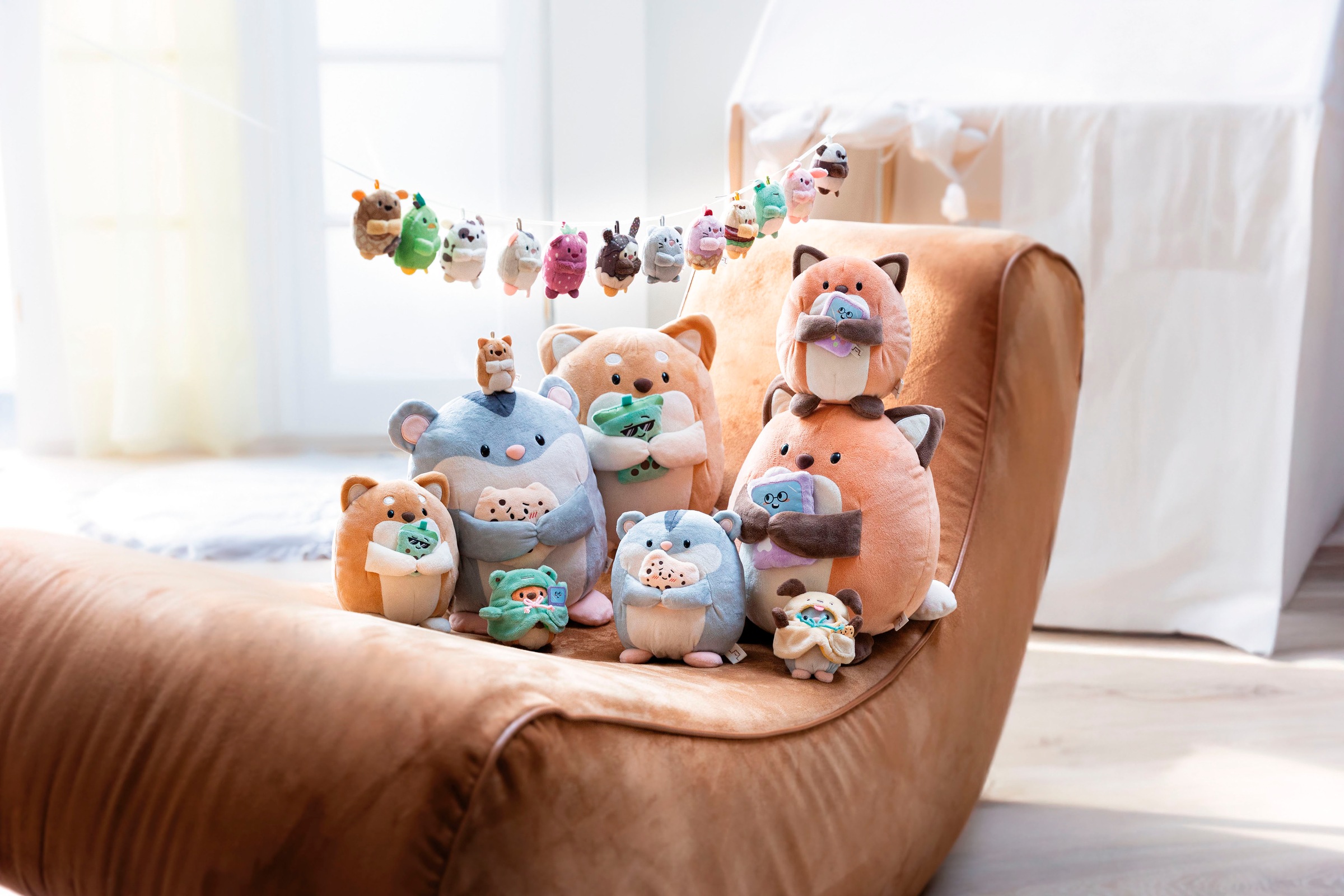 Nici Kuscheltier »mymochi, Hamster Shai 27 cm mit Keks«