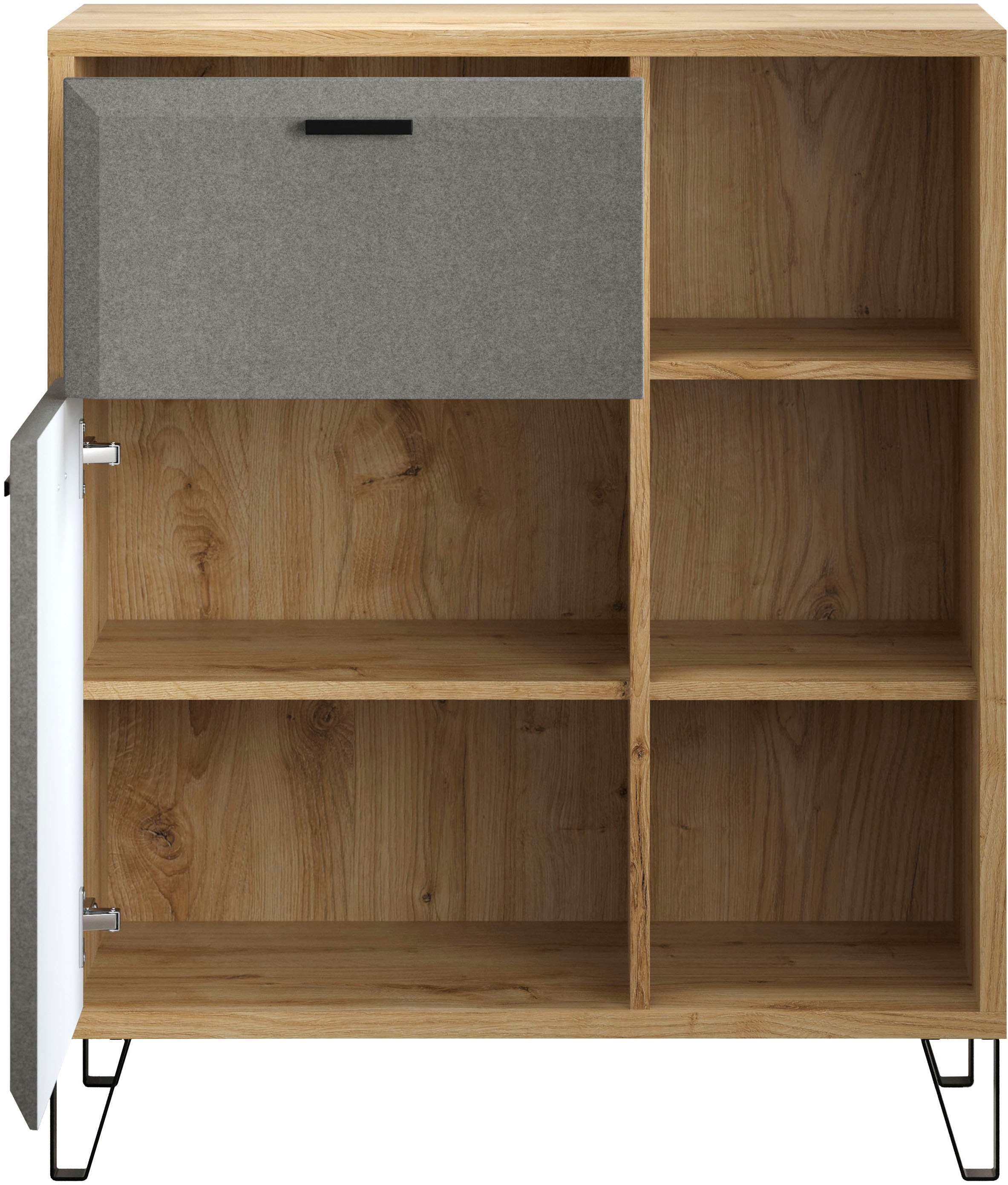 Places of Style Kommode »Belva«, (1 St.), Schuhschrank mit Soft-Close und Vollauszug-Funktion - B/T/H 79/42/95