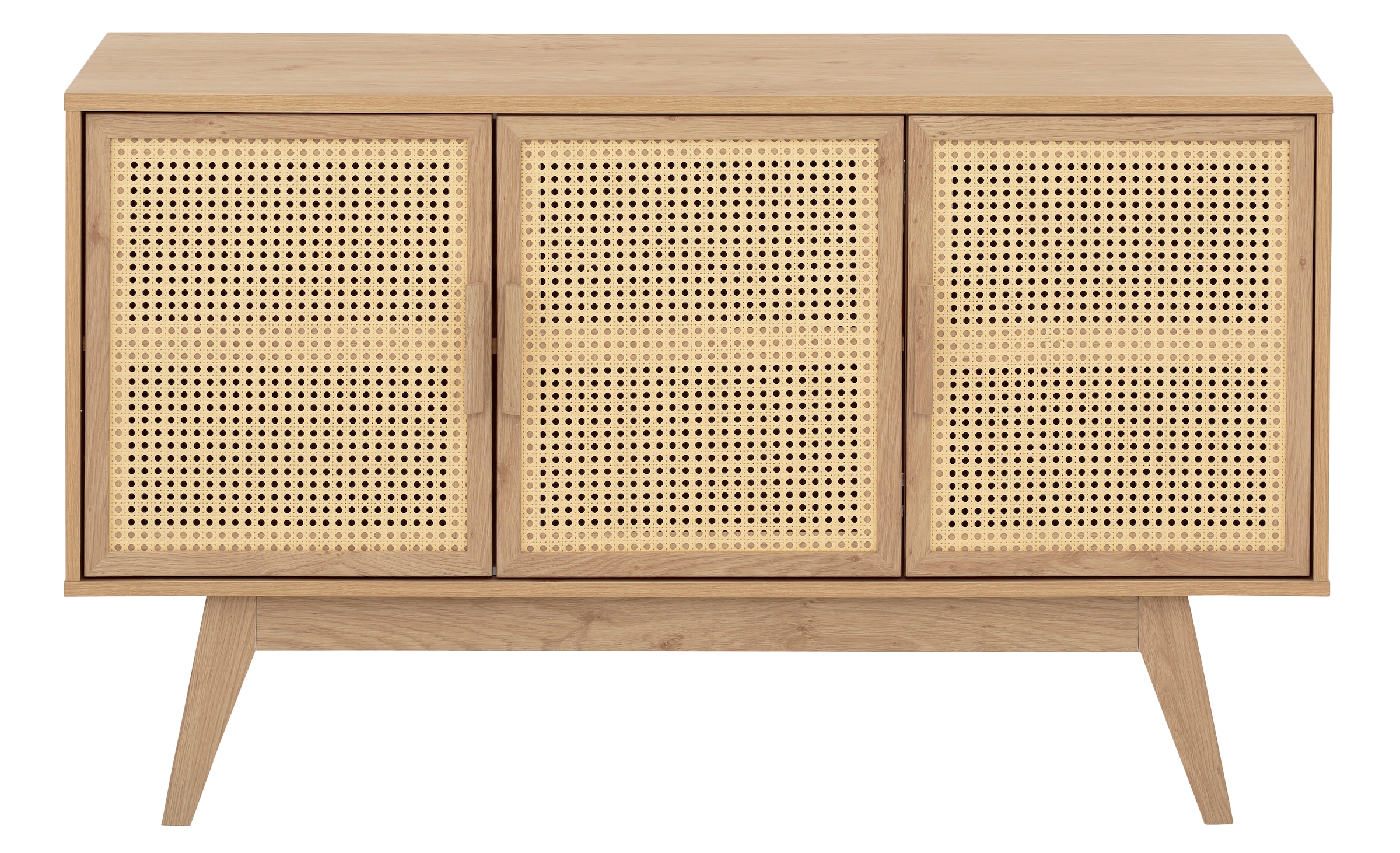 Home affaire Sideboard »Bridget«, Kommode, 2 verstellbare Einlegeböden, Beine aus Holz, Breite 128 cm
