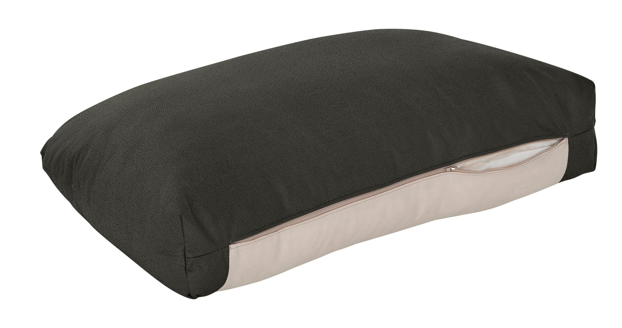 W.SCHILLIG Chaiselongue »softy«, mit dekorativer Heftung im Sitz, Füße schwarz pulverbeschichtet
