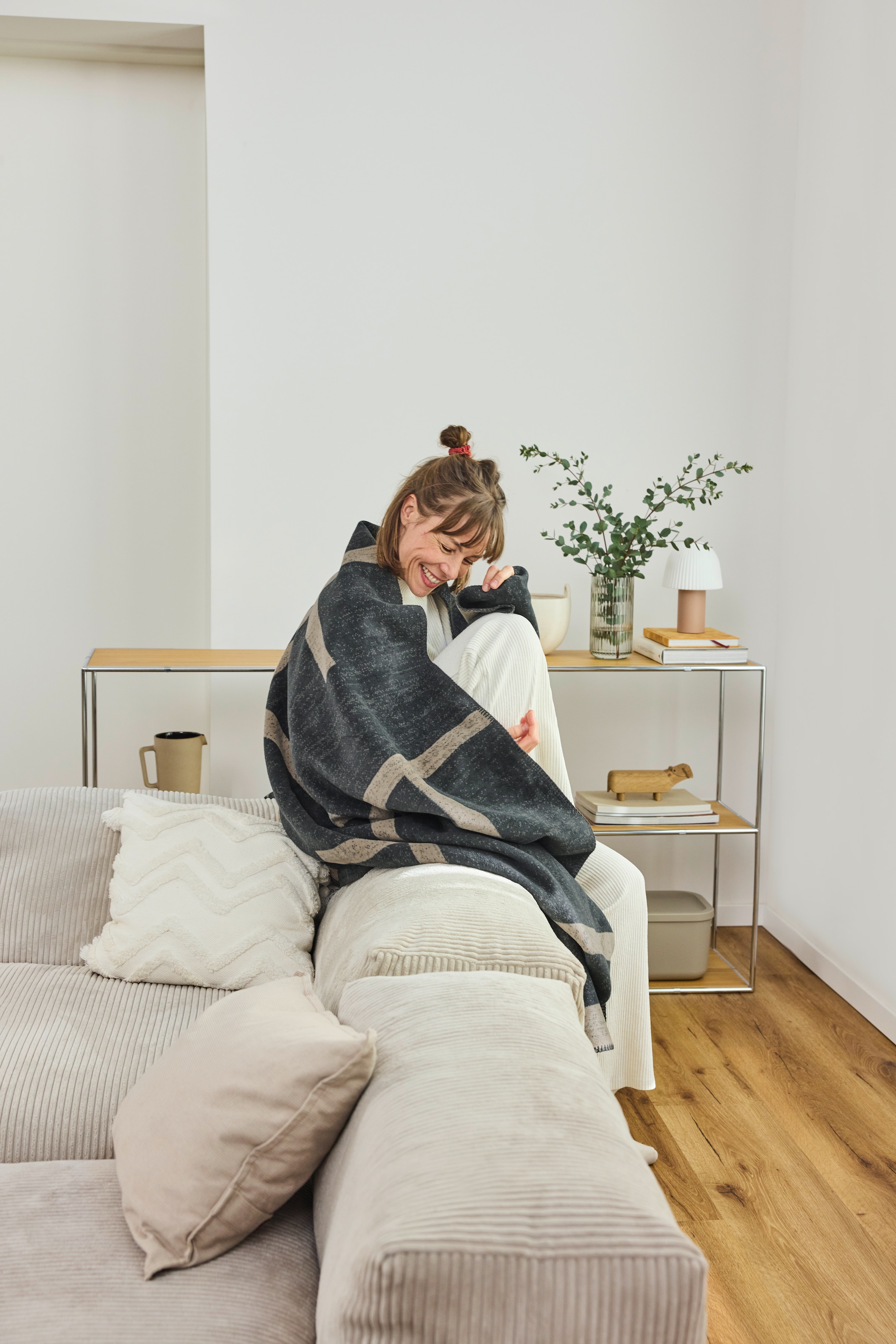 IBENA Wohndecke »Lecce« Grafischer Statement-Look für ein stilvolles Zuhause